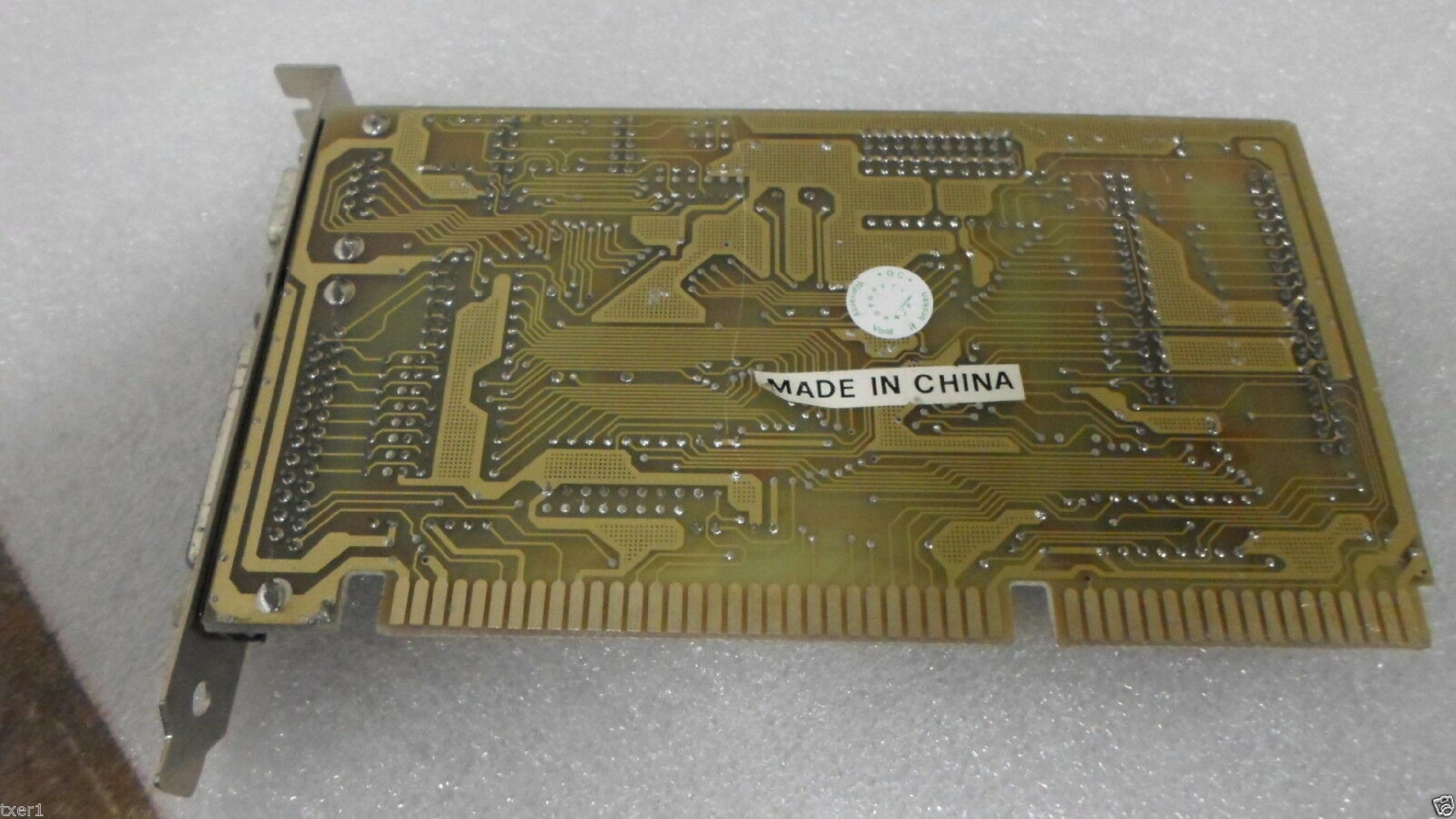 UMC UM82C863F ISA HDD/FDD/GAME/COM CONTROLLER CARD