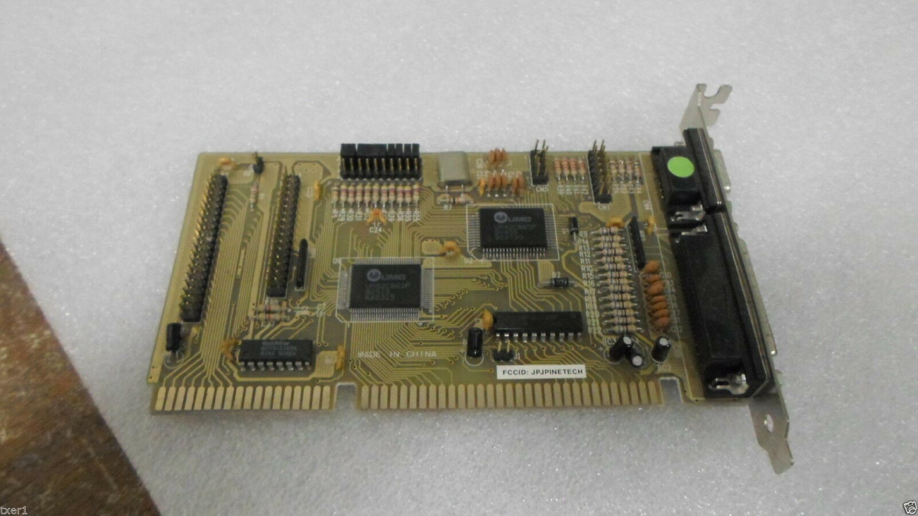 UMC UM82C863F ISA HDD/FDD/GAME/COM CONTROLLER CARD