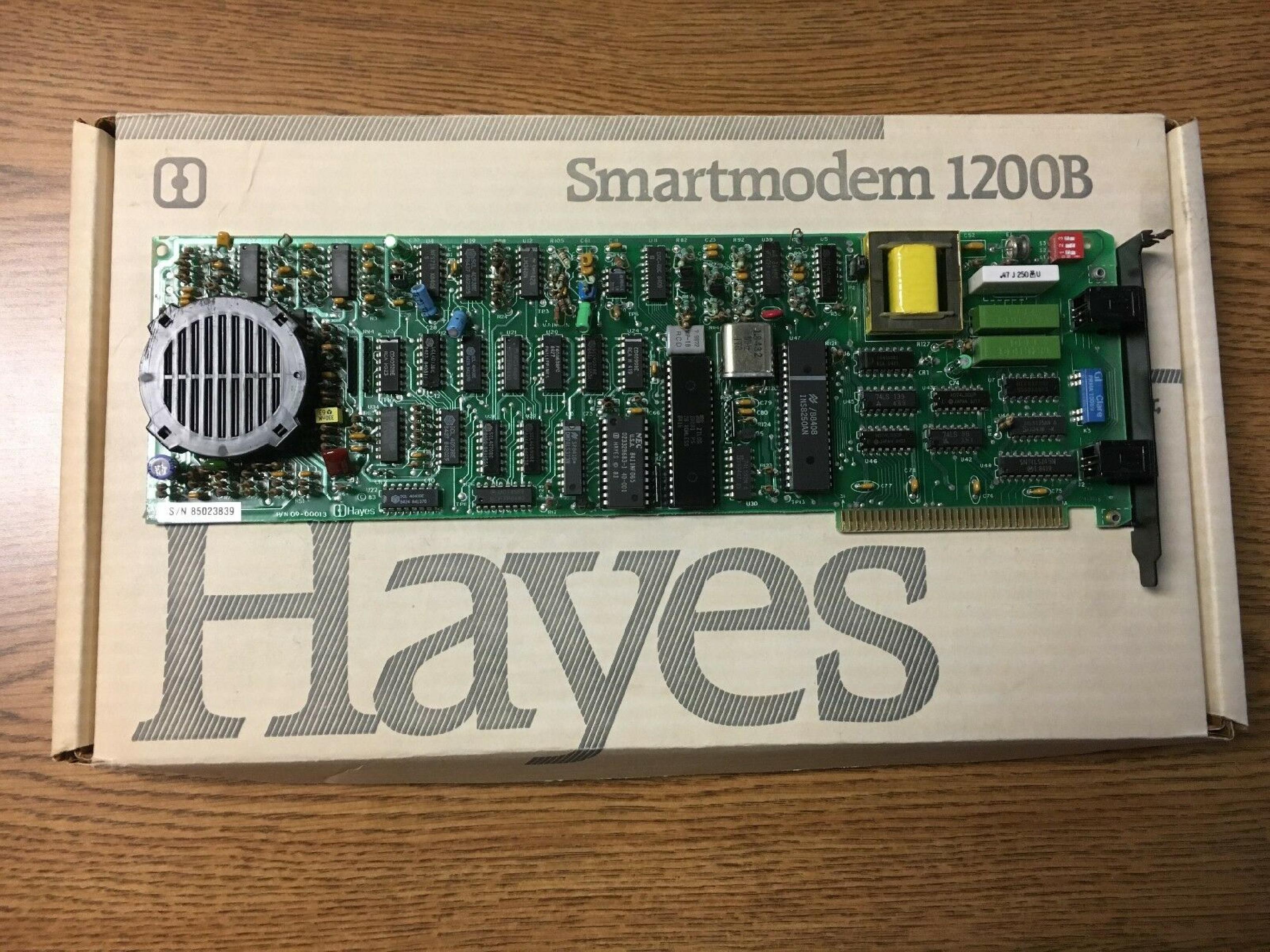 HAYES 1200B ISA SMARTMODEM