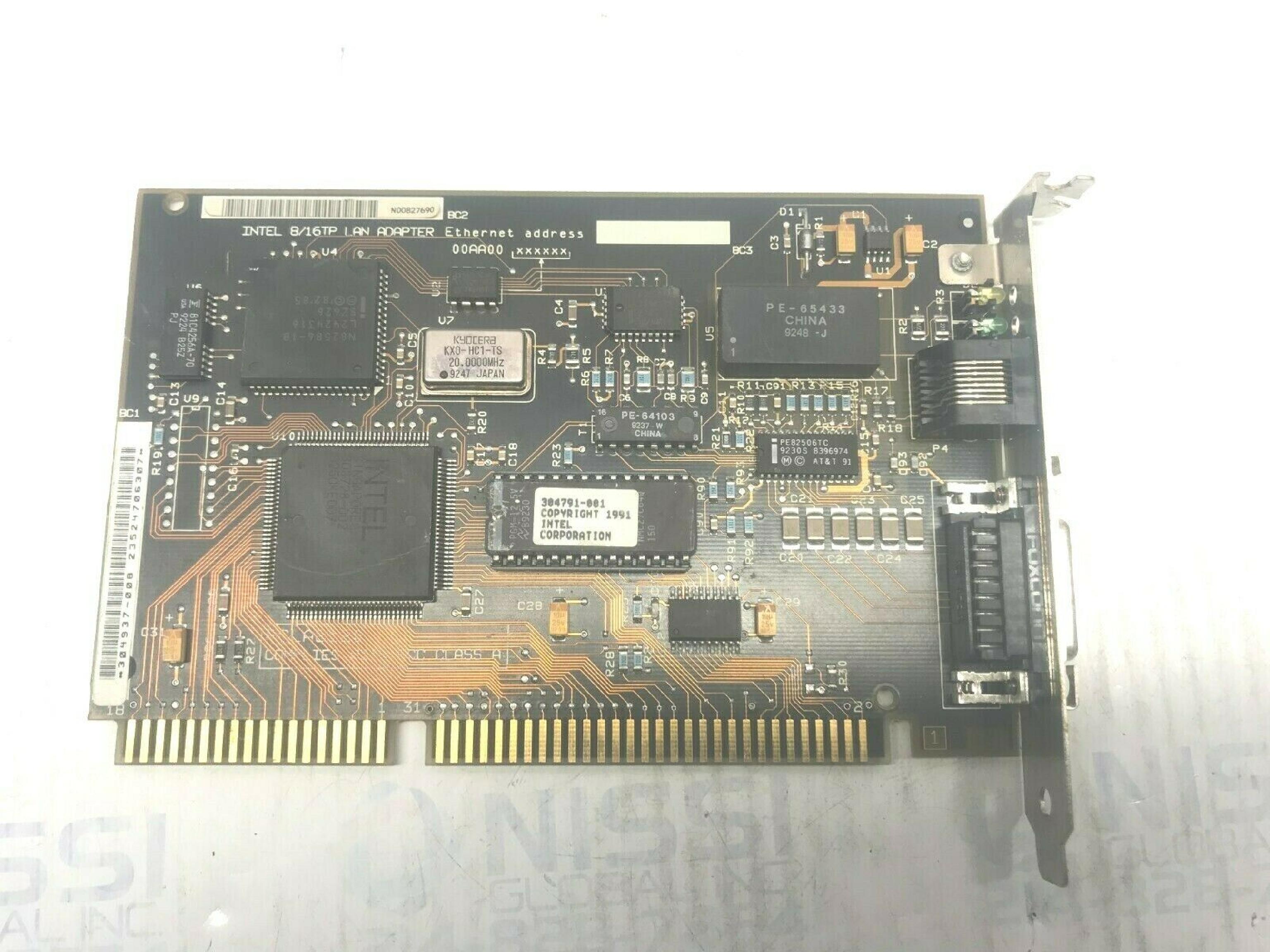 INTEL 304936-004 ISA ETHEREXPRESS 16TP LAN ADAPTER