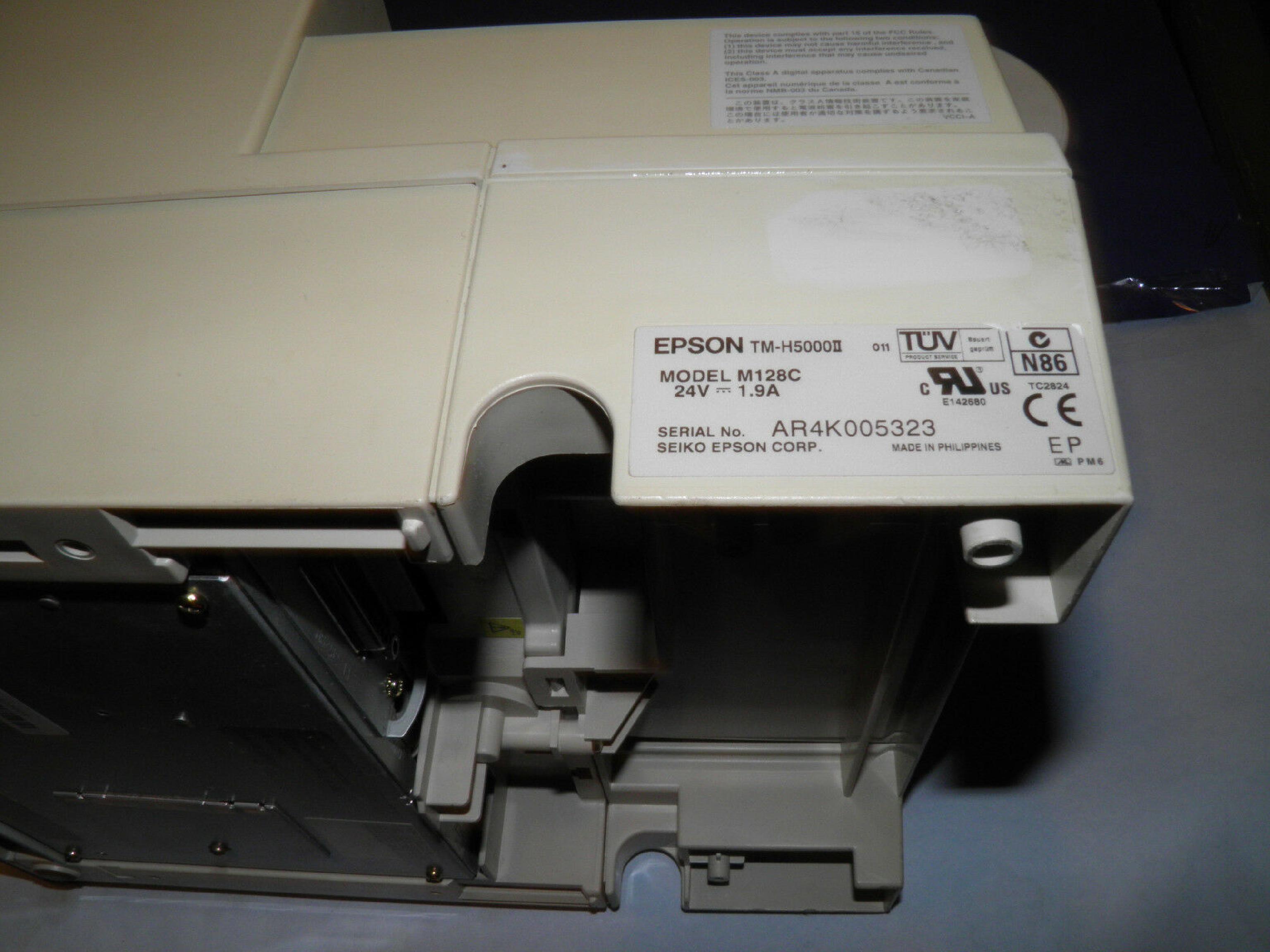 EPSON TM-H5000II THERMAL & DOT MATRIX RECEIPT/WIDE SLIP MULTIFUNCTION PRINTER WITH AUTOCUTTER