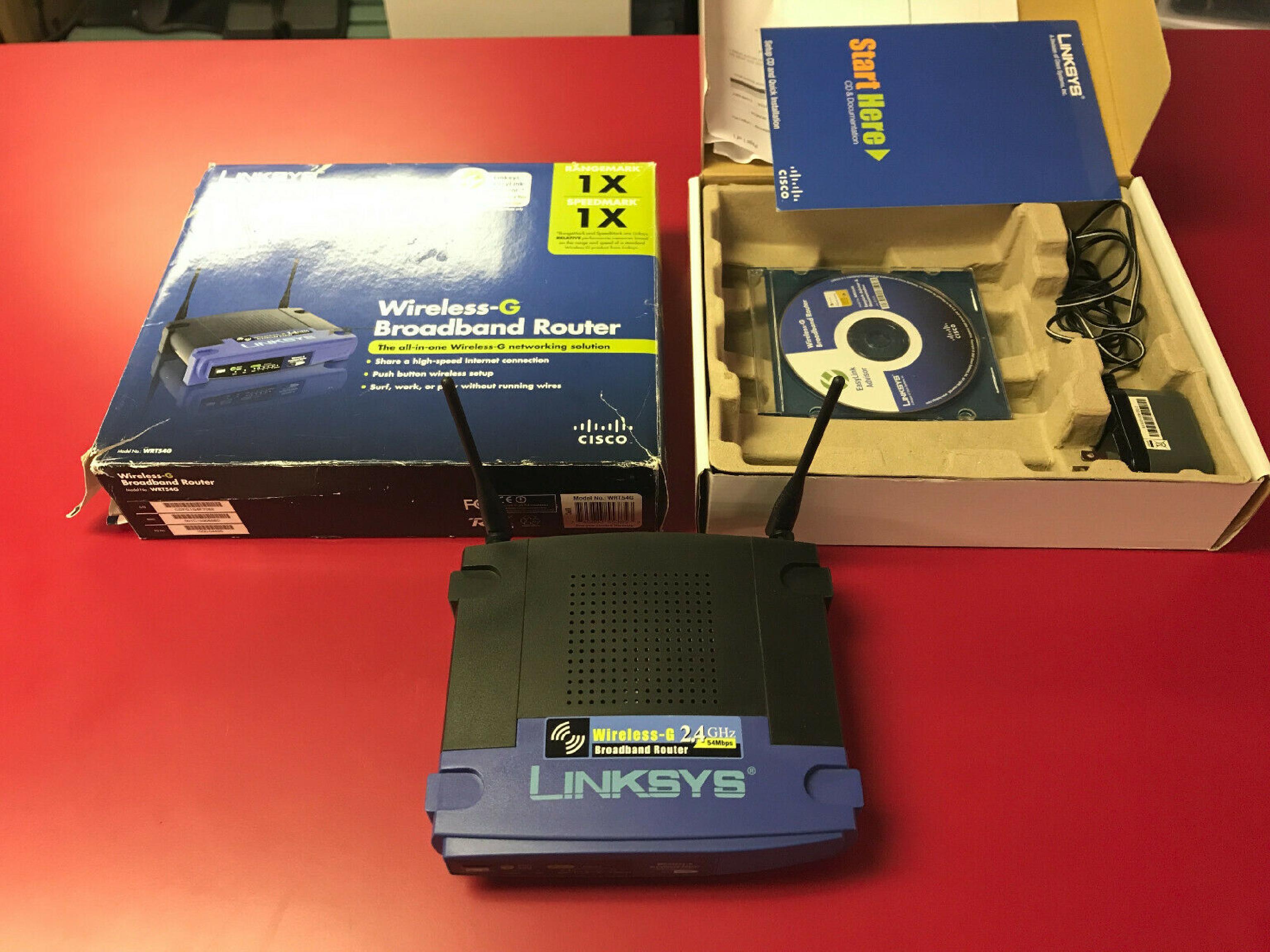 LINKSYS WRT54G WIRELESS-G BROADBAND ROUTER