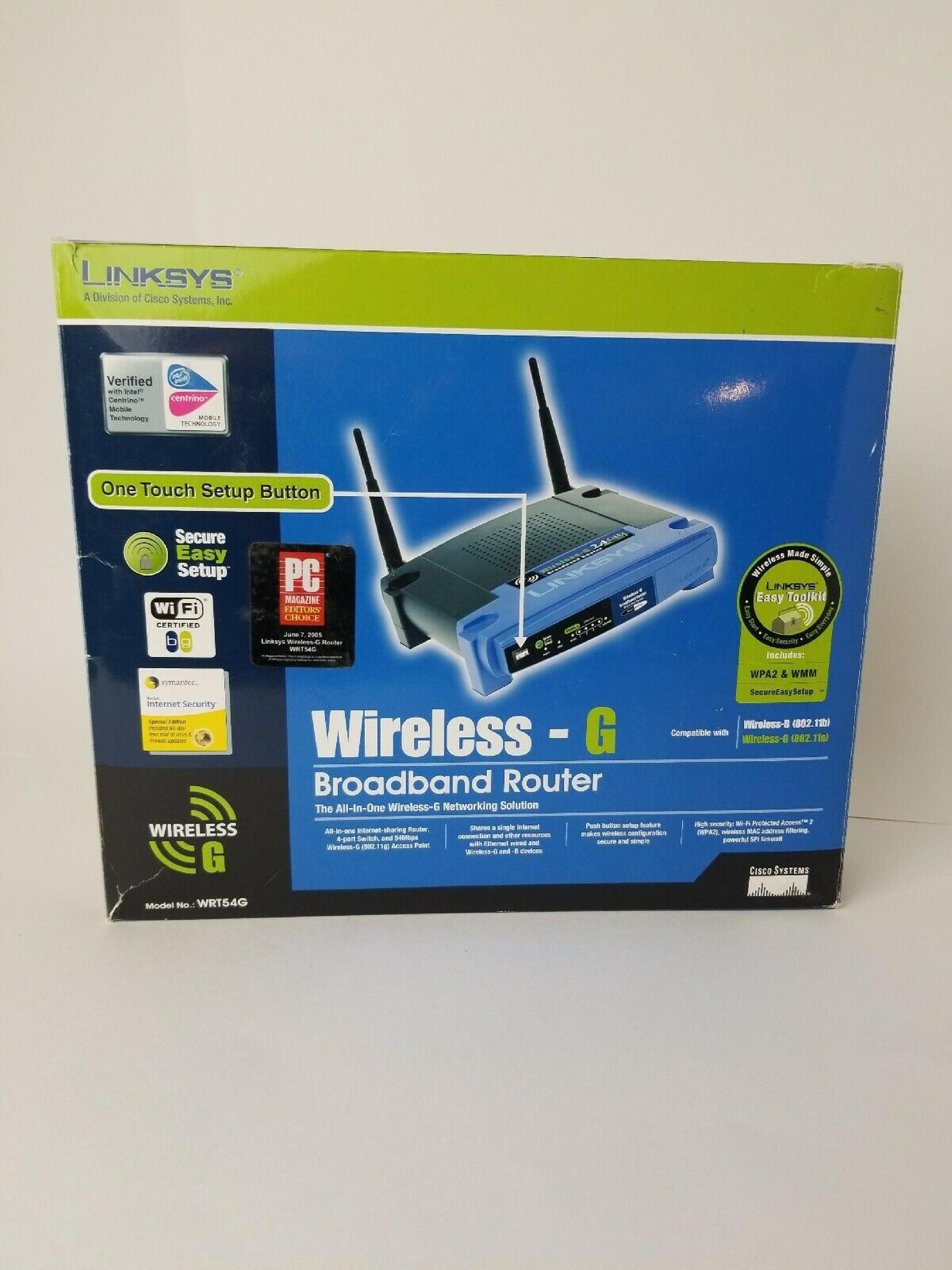 LINKSYS WRT54G WIRELESS-G BROADBAND ROUTER