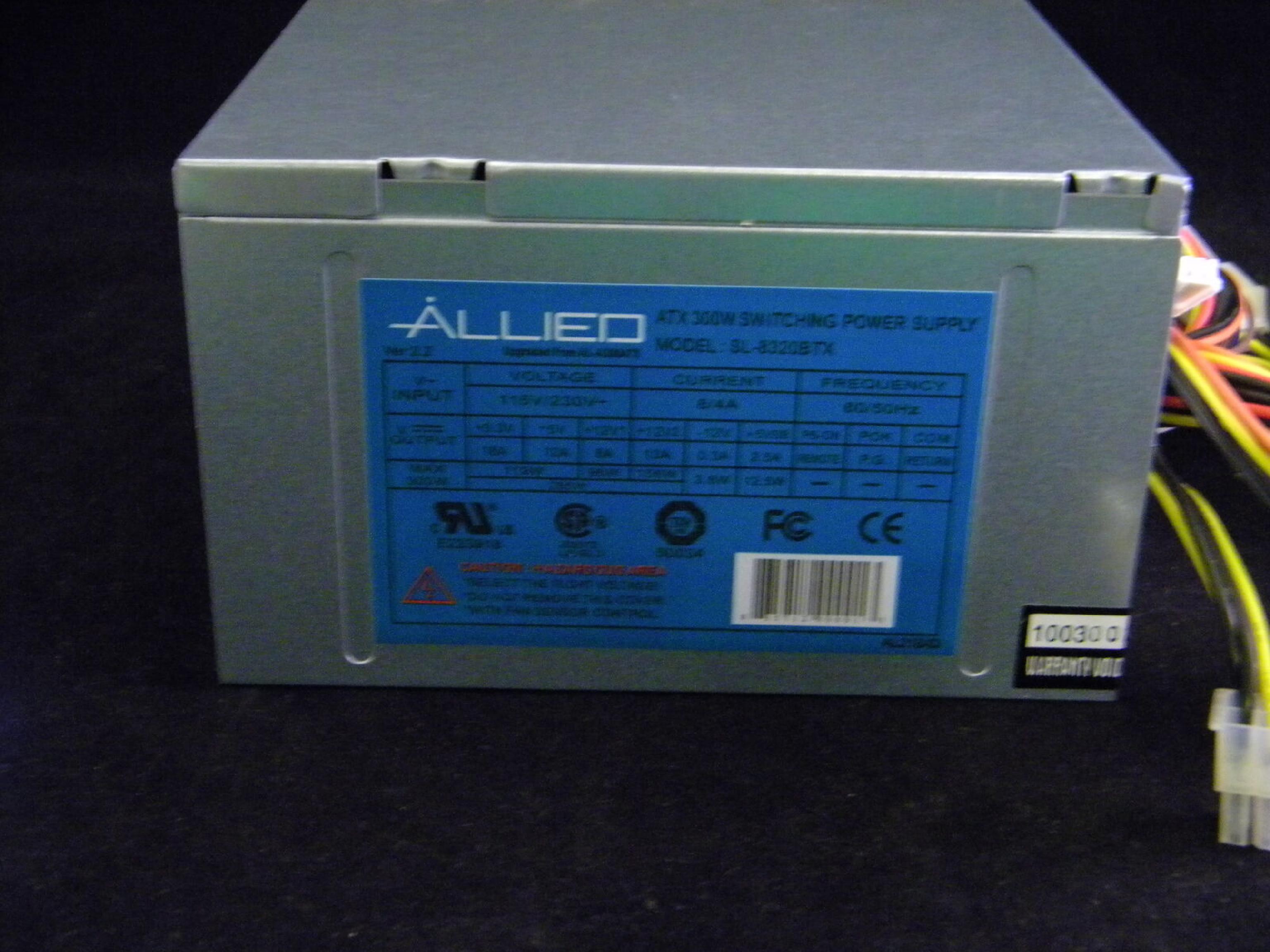 ALLIED SL-8320BTX ATX POWER SUPPLY 300W 24 PIN