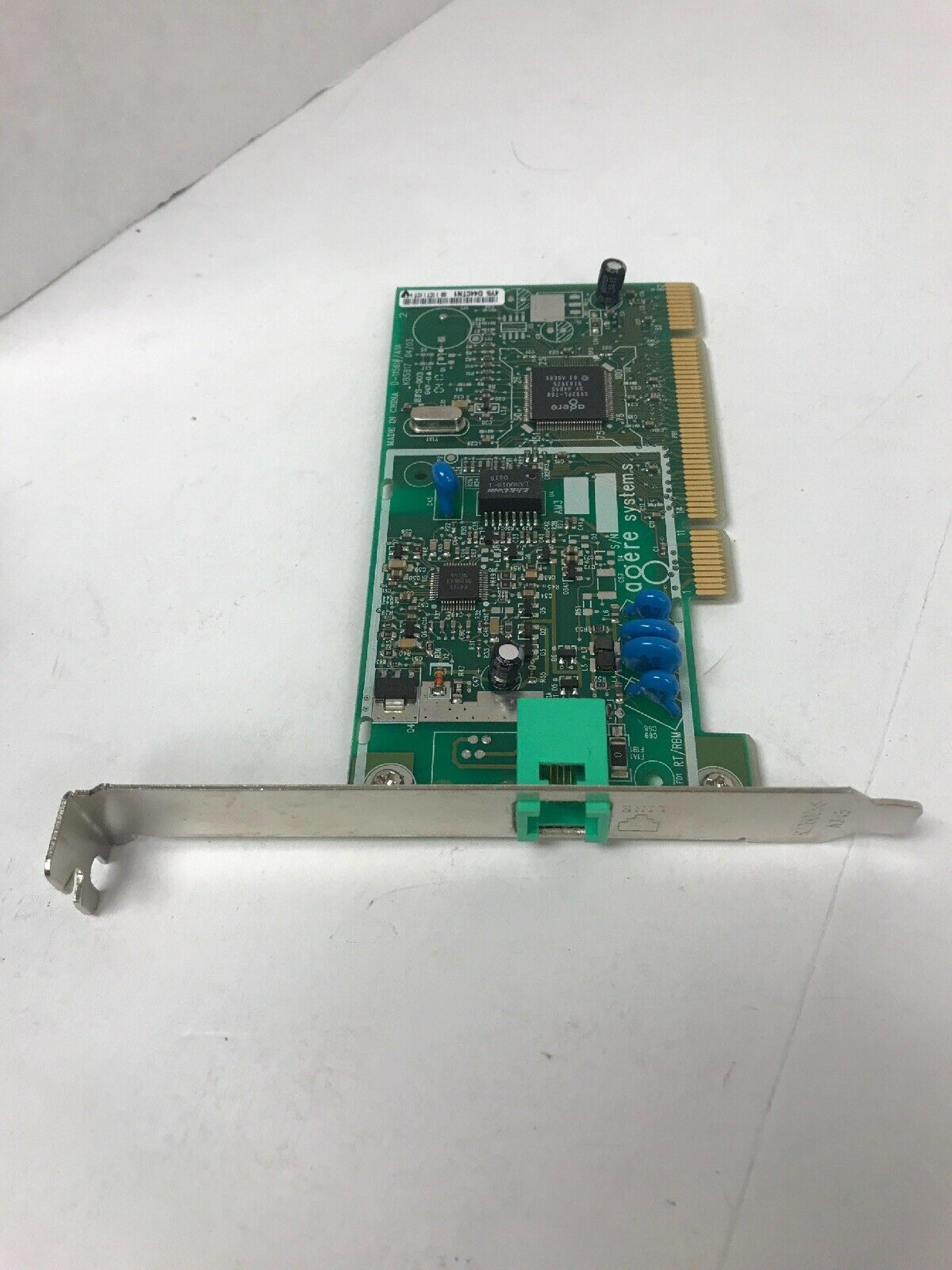 HEWLETT PACKARD / HP / LITEON / AGERE 5187-5216 PCI 56K MODEM INTERNAL CARD