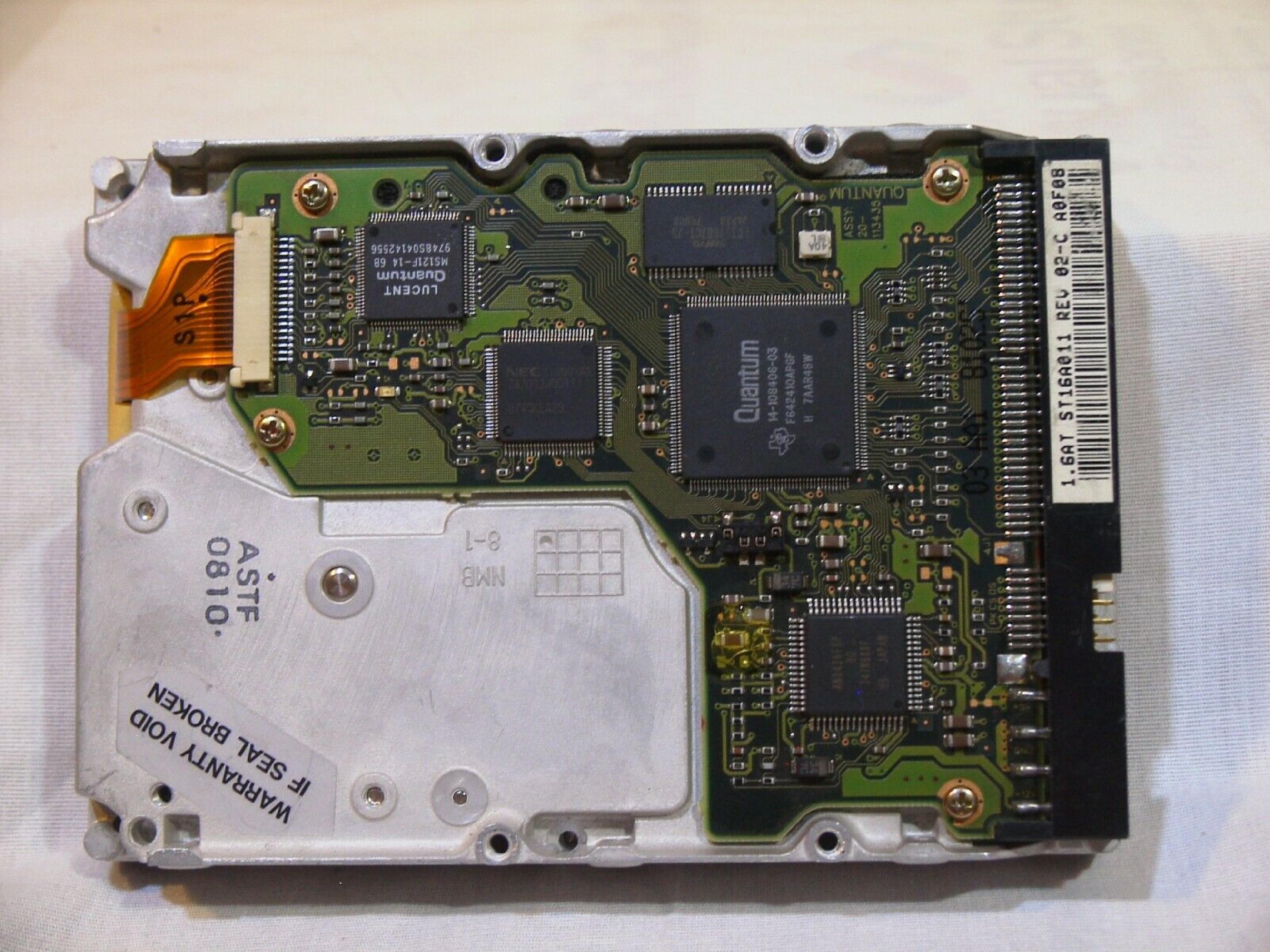 QUANTUM 1620AT IDE HARD DRIVE REV 02-A A0F09 FIREBALL ST