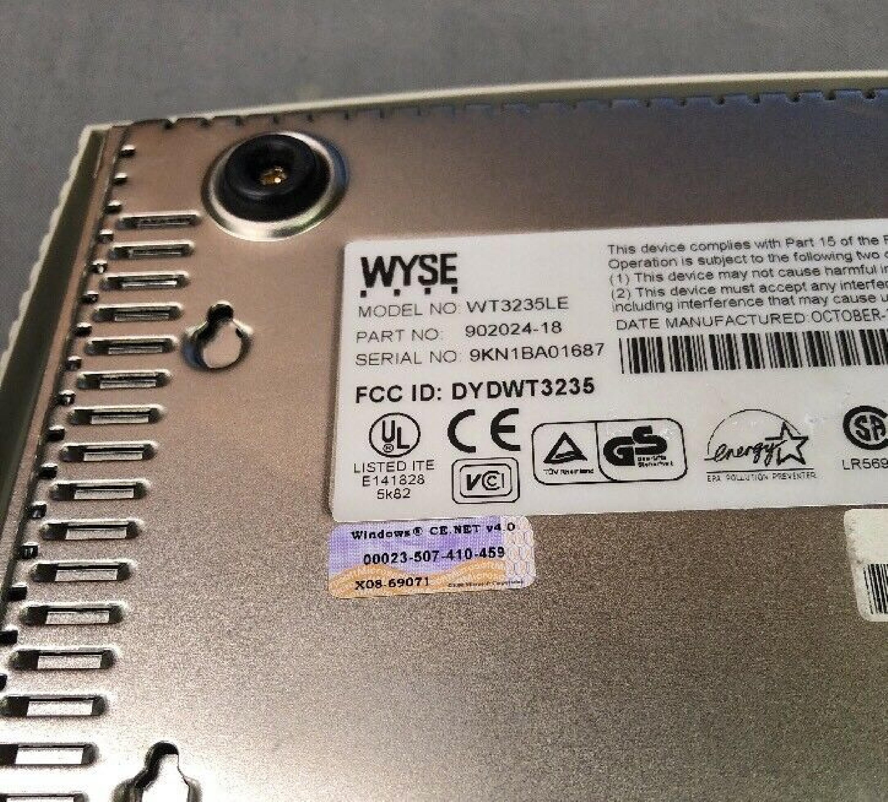 WYSE TECHNOLOGY 902024-18 WINTERM WIN CE 2.12 EMBEDDED WITH POWER SUPPLY