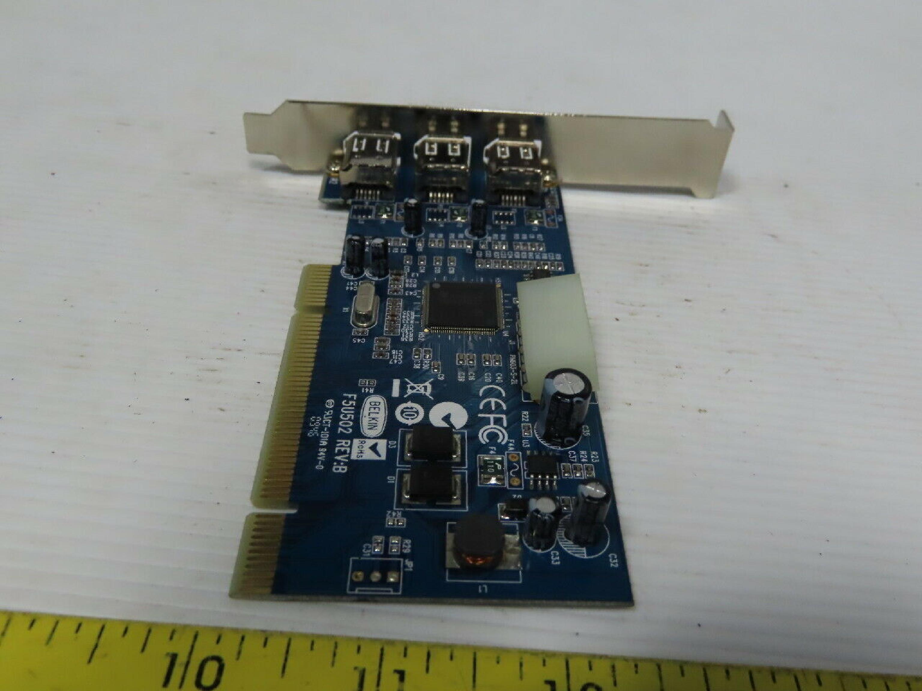 BELKIN F5U502 3 1394 FIREWIRE PORTS PCI