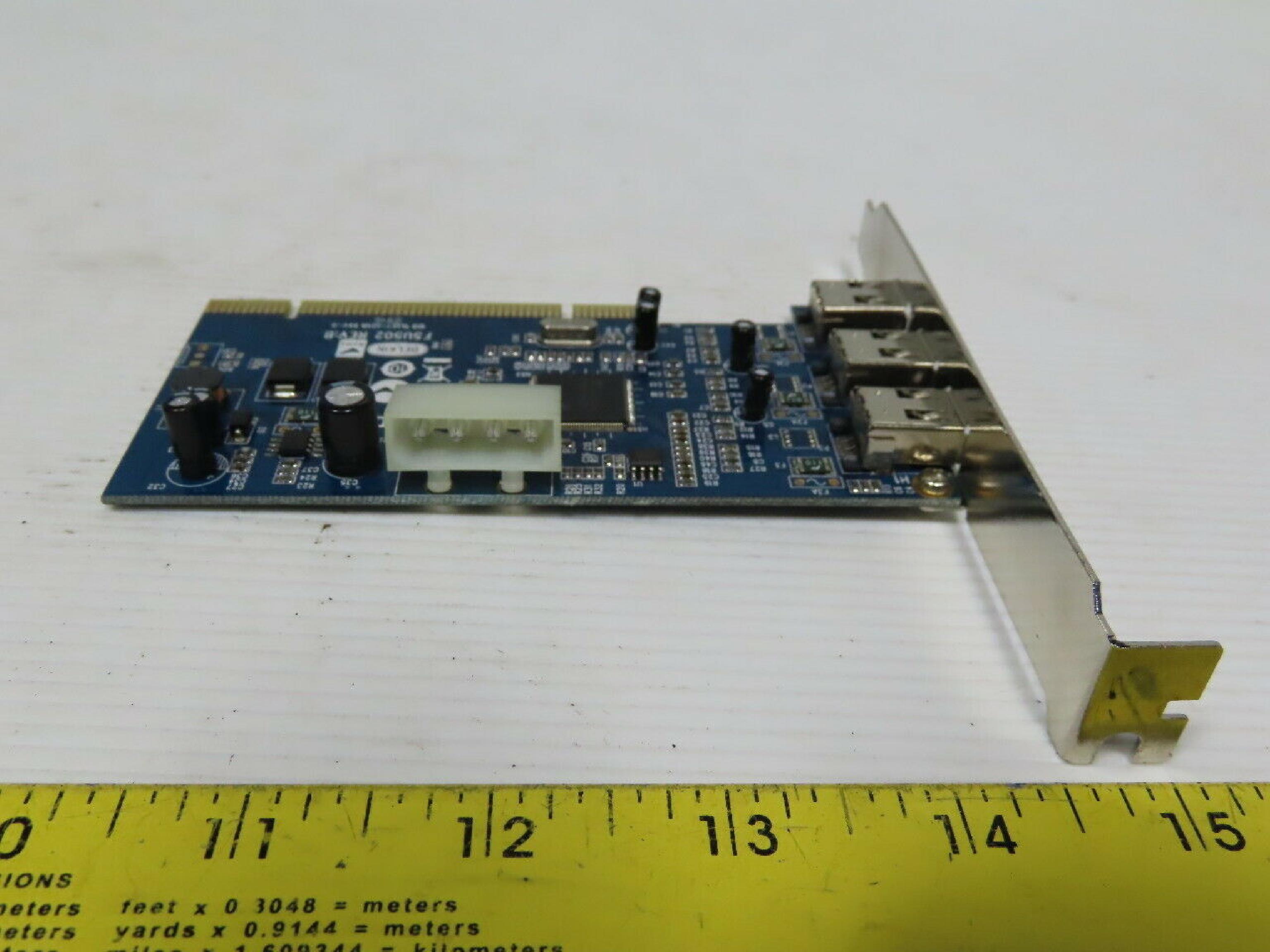 BELKIN F5U502 3 1394 FIREWIRE PORTS PCI