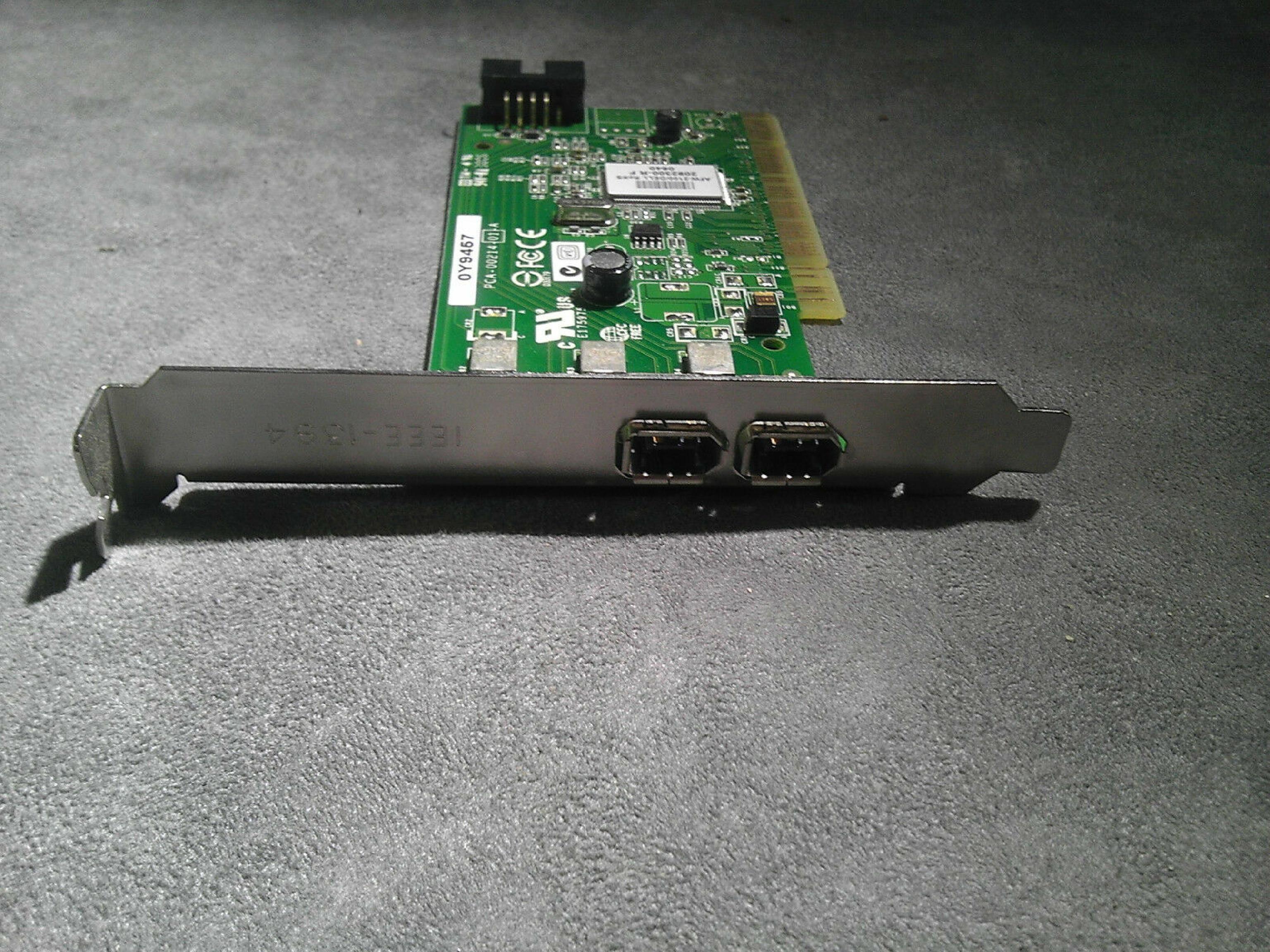 ADAPTEC AFW-2100 2 1394 FIREWIRE PORTS PCI