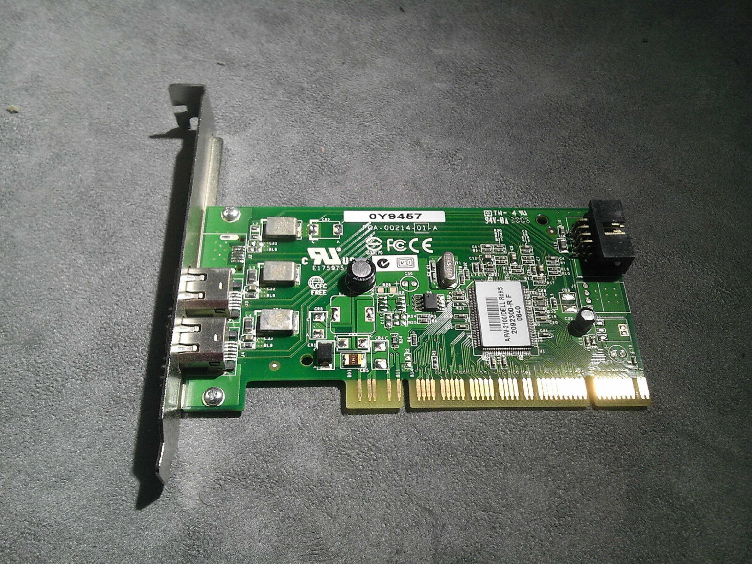 ADAPTEC AFW-2100 2 1394 FIREWIRE PORTS PCI