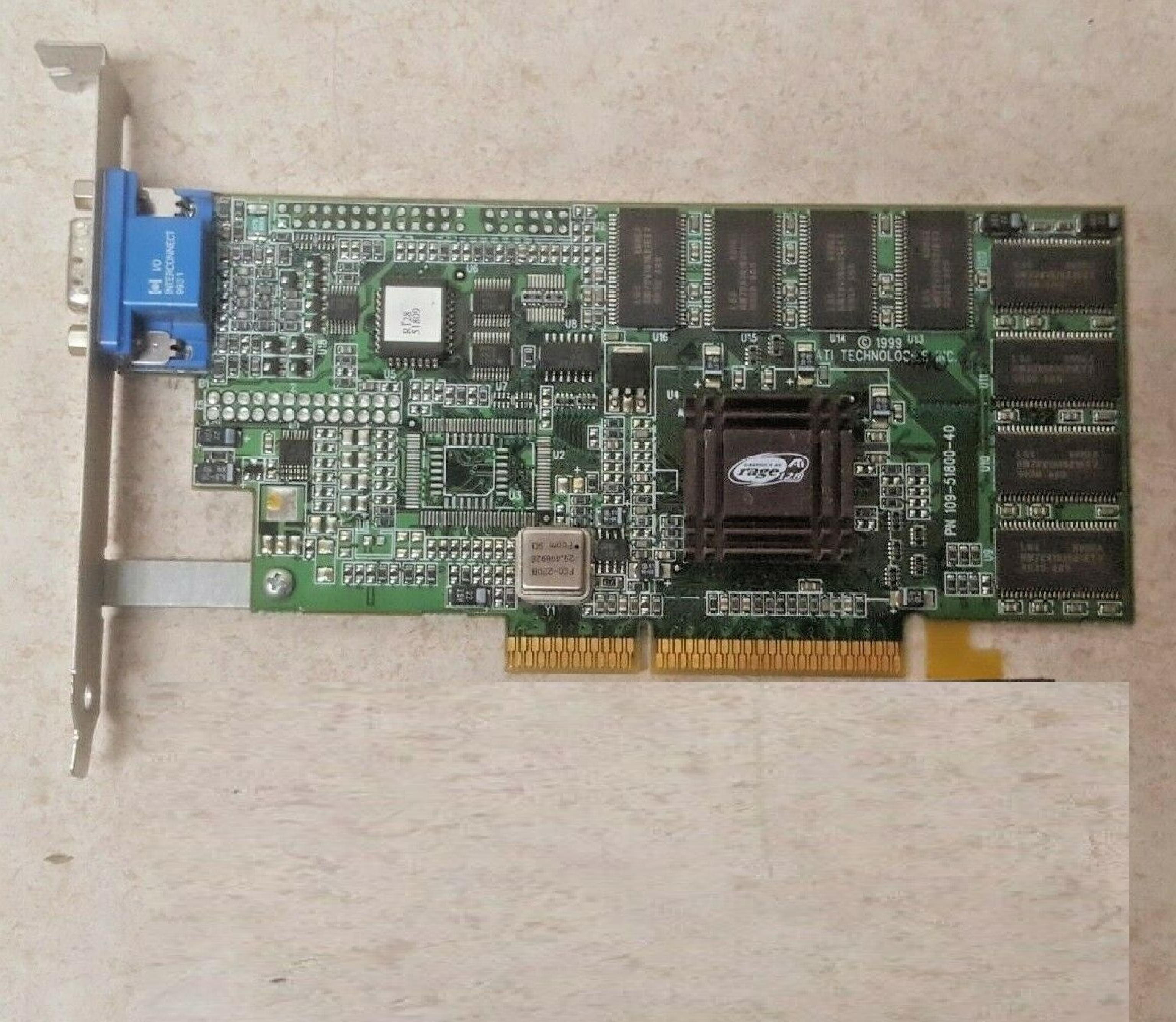 ATI 109-51800-40 AGP RAGE 128