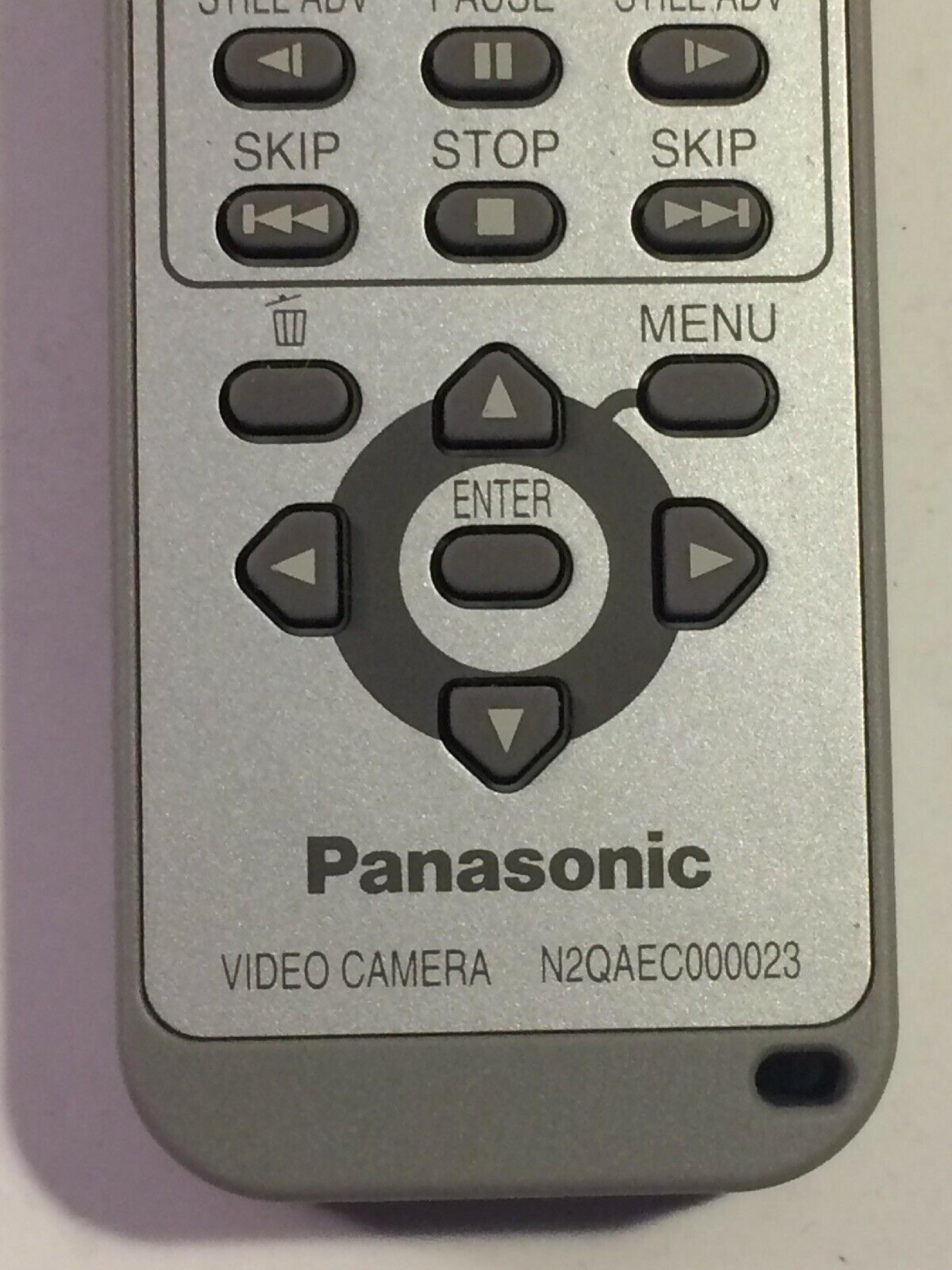 PANASONIC N2QAEC000023 REMOTE CONTROL FOR CAMCORDER