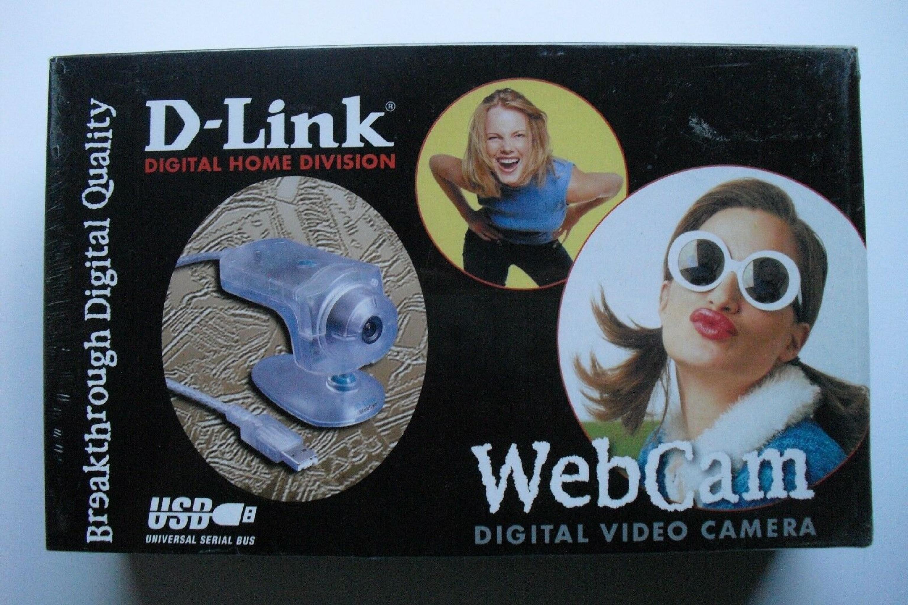 D-LINK SYSTEMS DSB-C100 USB WEBCAM WITH DRIVERS MANUAL BOX SOFTWARE