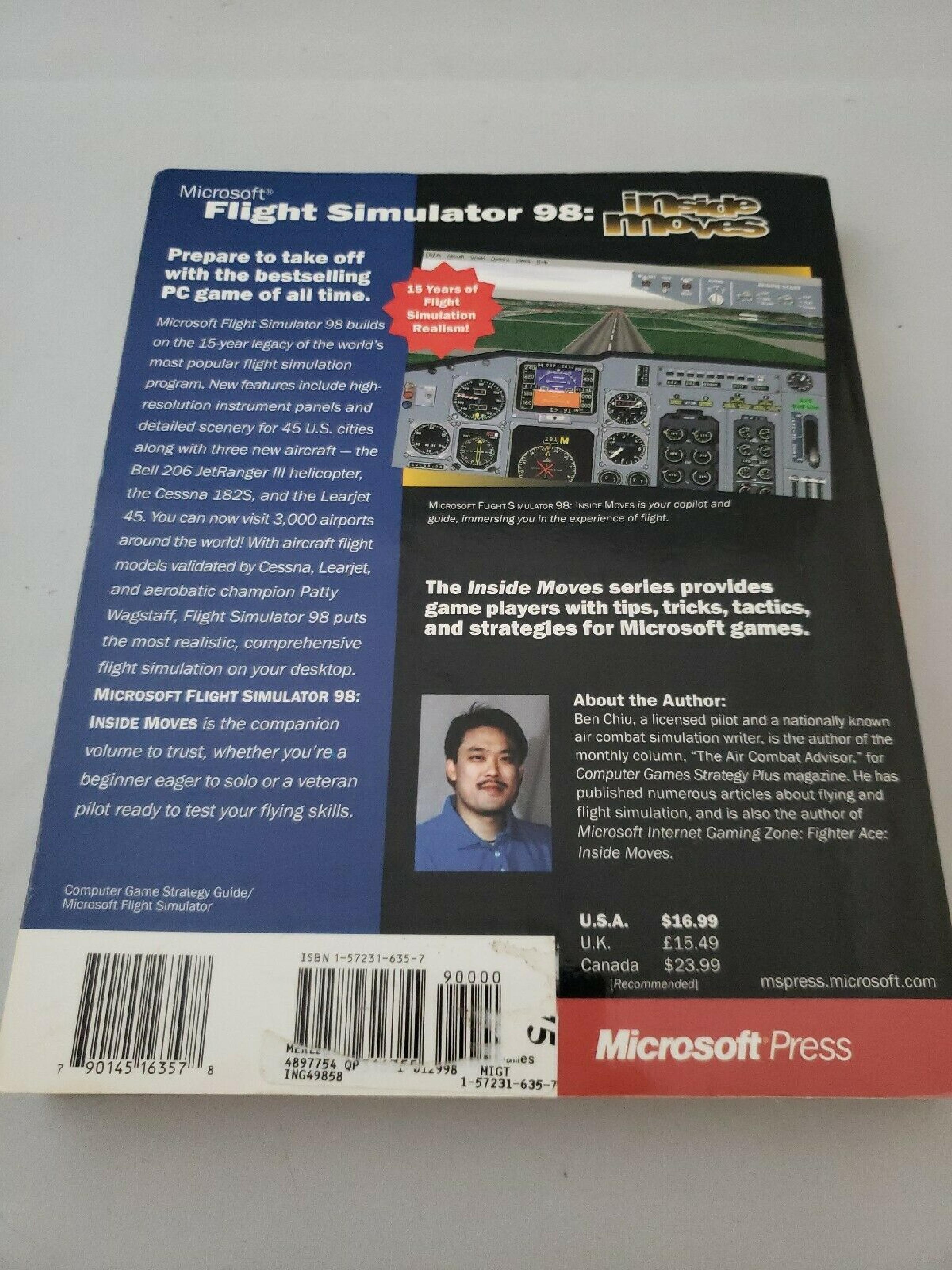 MICROSOFT FLIGHT SIMULATOR 98 FLIGHT SIMULATOR 98 ON CD-ROM