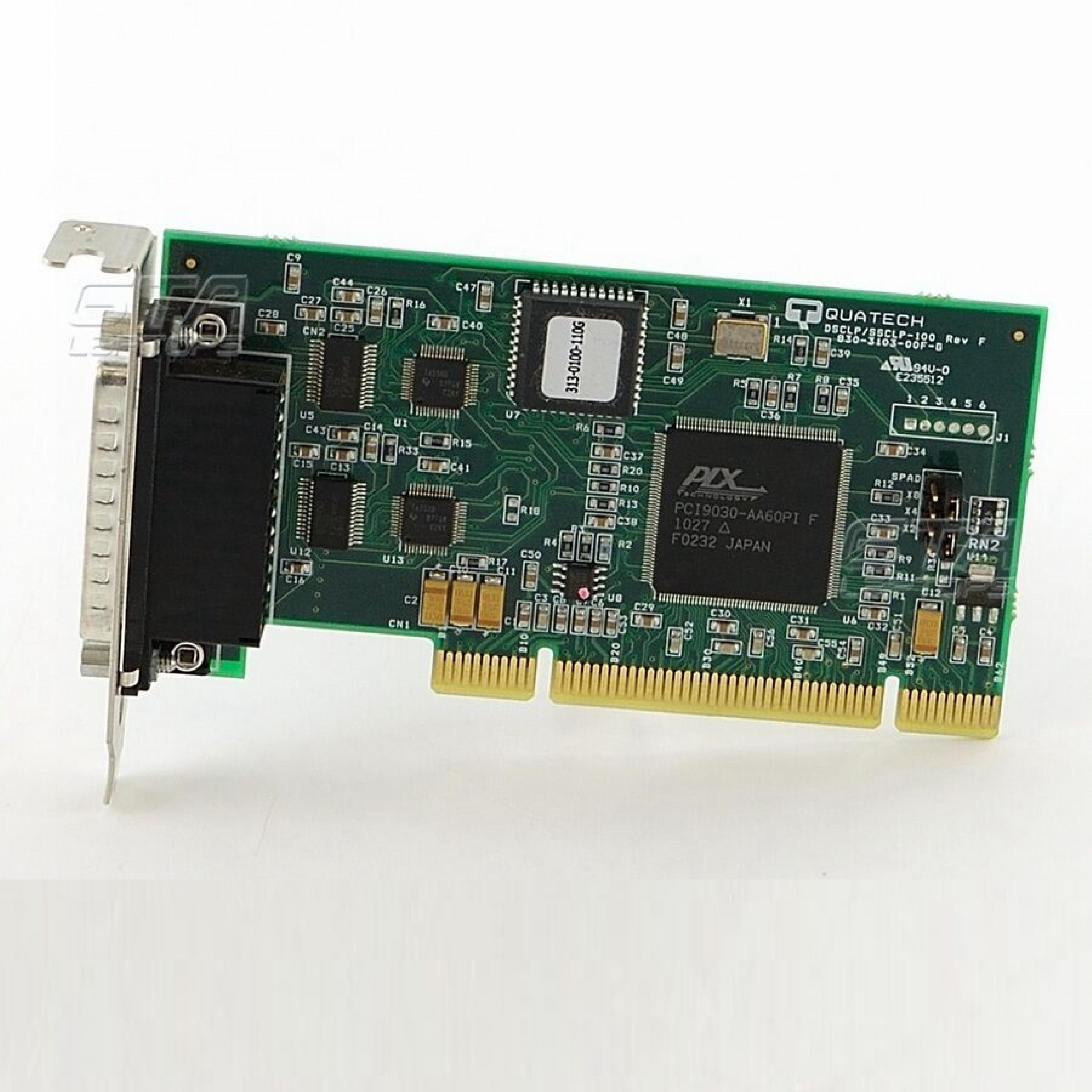 QUATECH DSCLP/SSCLP-100 SERIAL UNIV-PCI BOARD 1PORT DB25 MALE UPCI LOW PROFILE