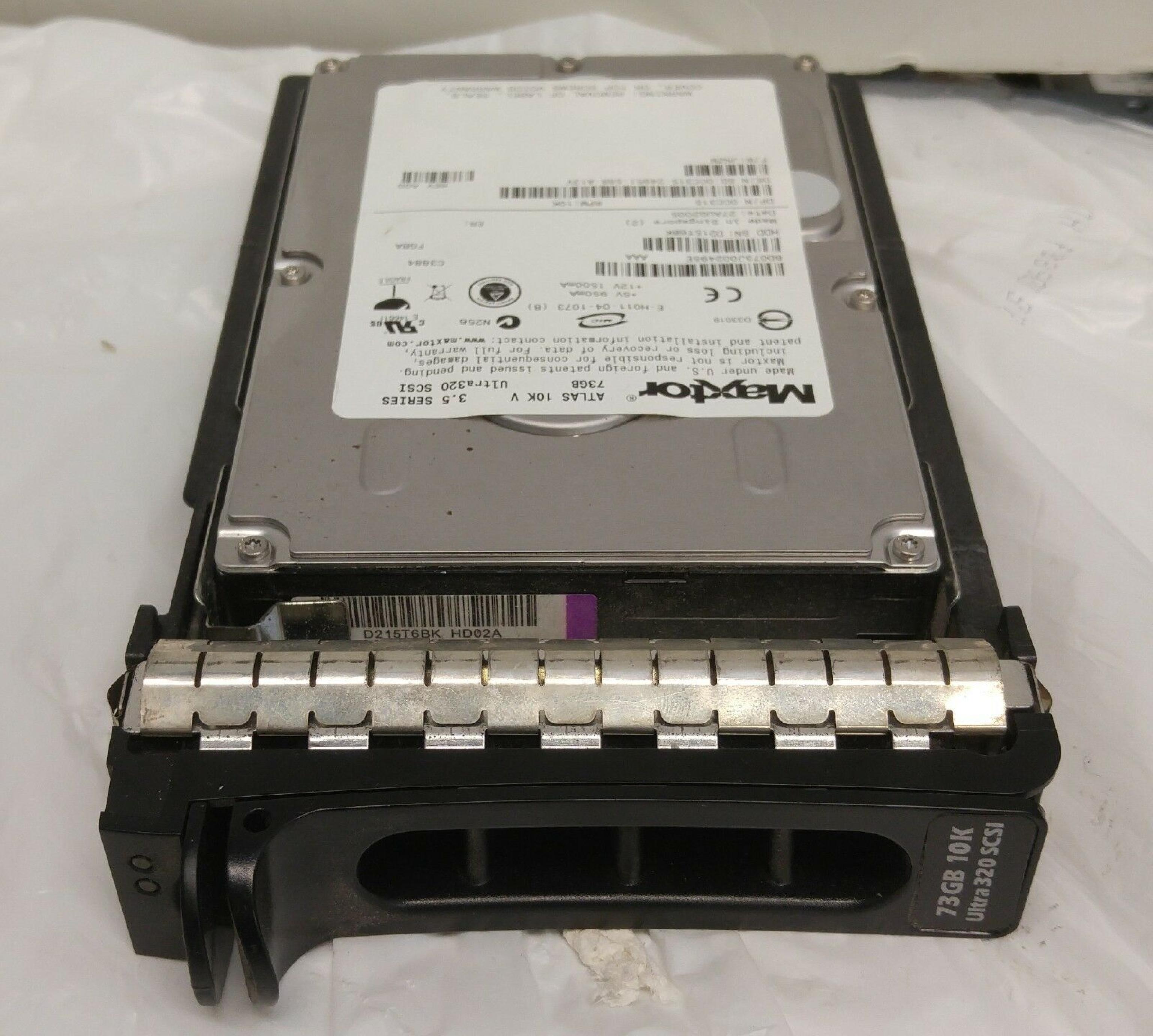 DELL CC315 73GB ULTRA320 SCSI DRIVE 10K RPM FIRMWARE JNZM