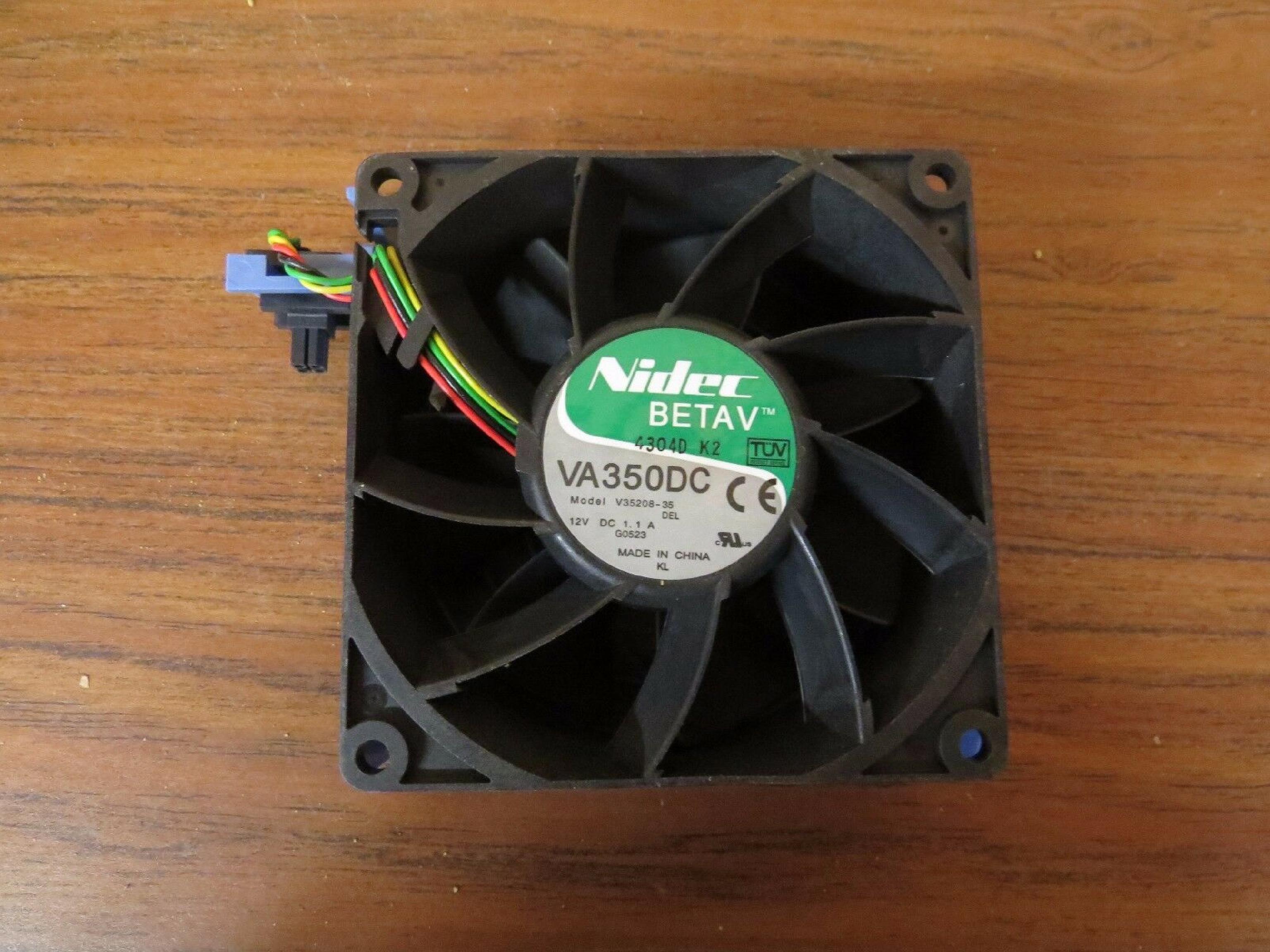 NIDEC / BETA V / DELL V35208-35 91MMX38MM FAN FOR POWEREDGE 2800 COOLING UNIT 12V 4WIRE THINKCENTRE A51