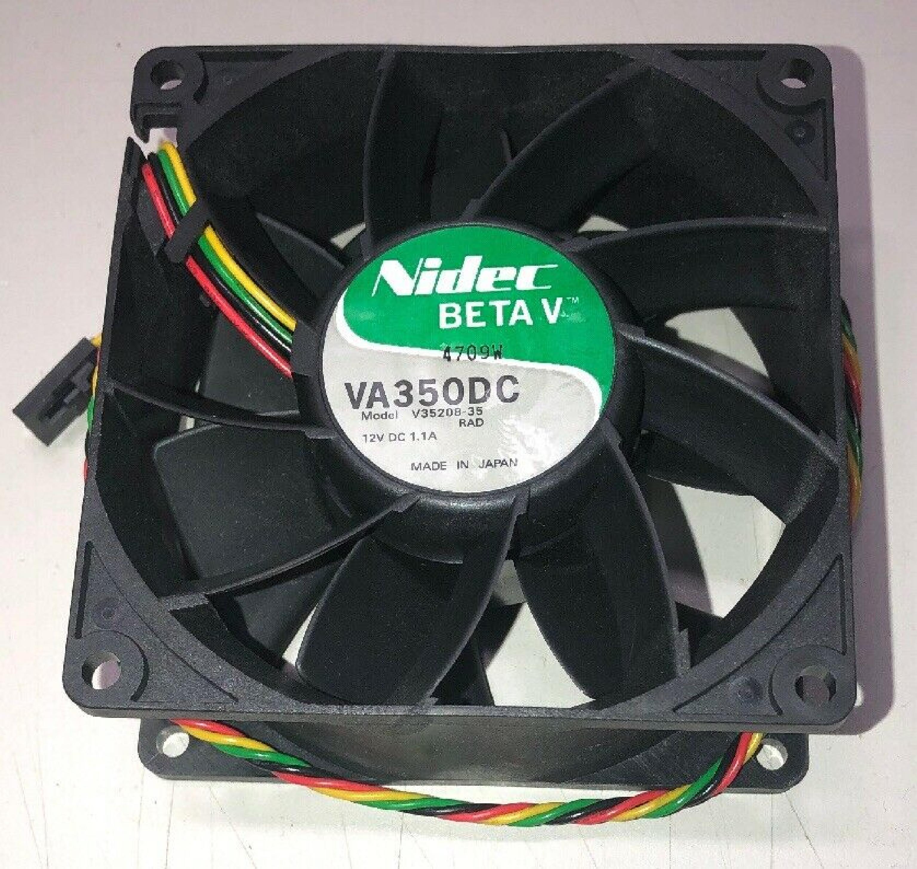 NIDEC / BETA V / DELL V35208-35 91MMX38MM FAN FOR POWEREDGE 2800 COOLING UNIT 12V 4WIRE THINKCENTRE A51