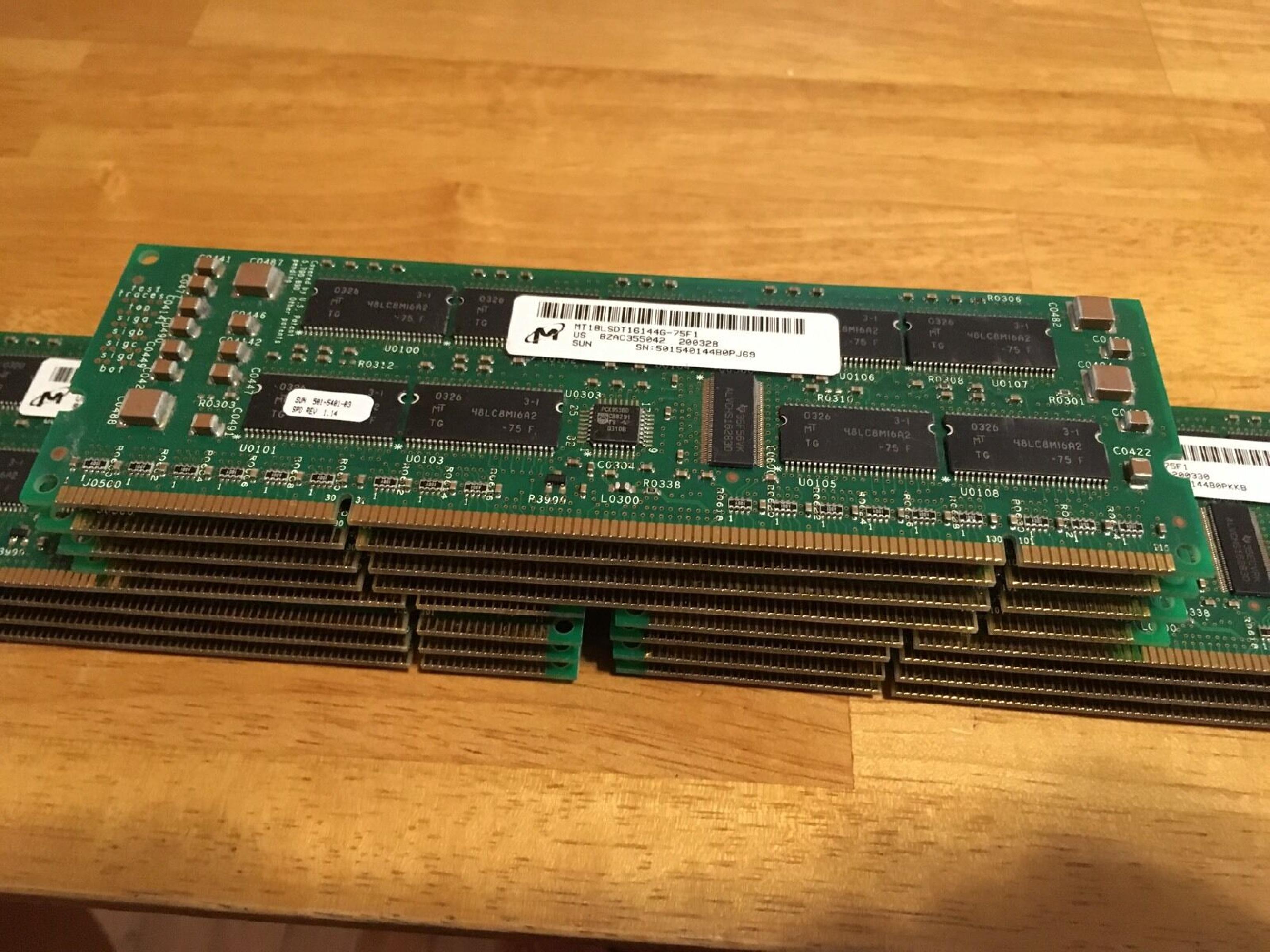 SUN MICROSYSTEMS 501-5401-03 256MB 4X512 SRAM DIMM PRICING SUN MEMORY MODULE FOR SUNFIRE 280R