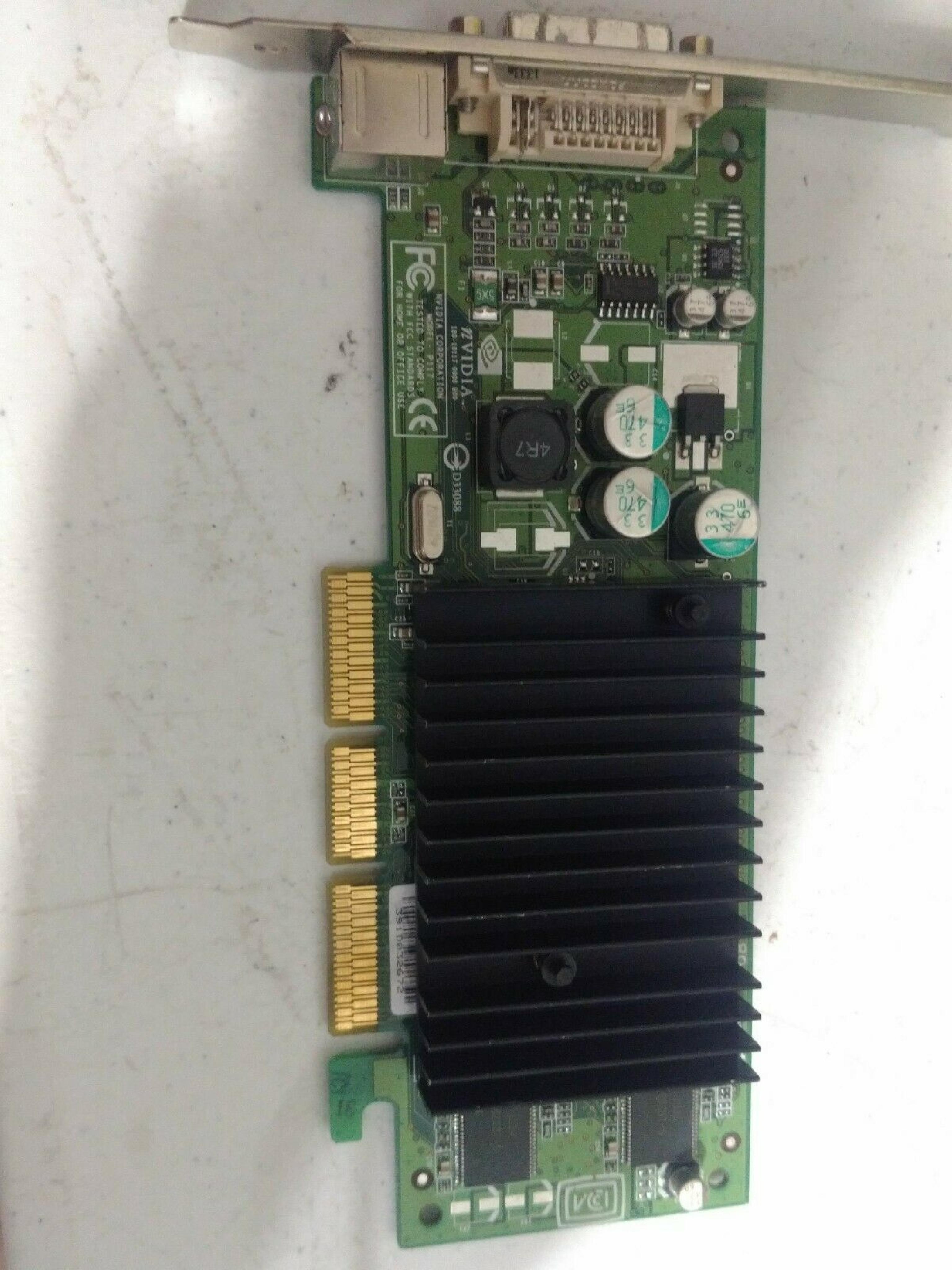 DELL G0169 64MB AGP VIDEO CARD WITH S-VIDEO AND DVI OUTPUT