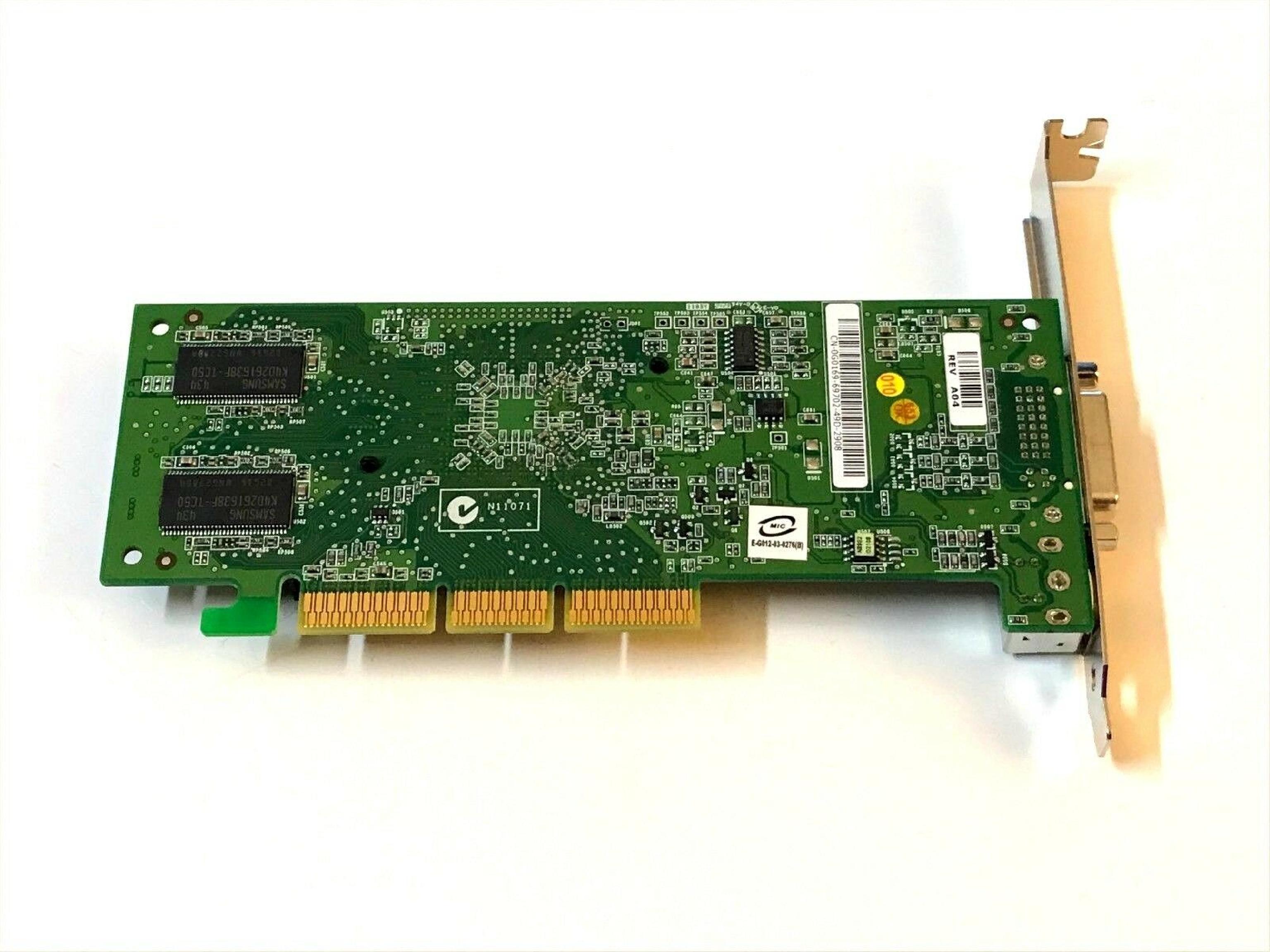 DELL G0169 64MB AGP VIDEO CARD WITH S-VIDEO AND DVI OUTPUT