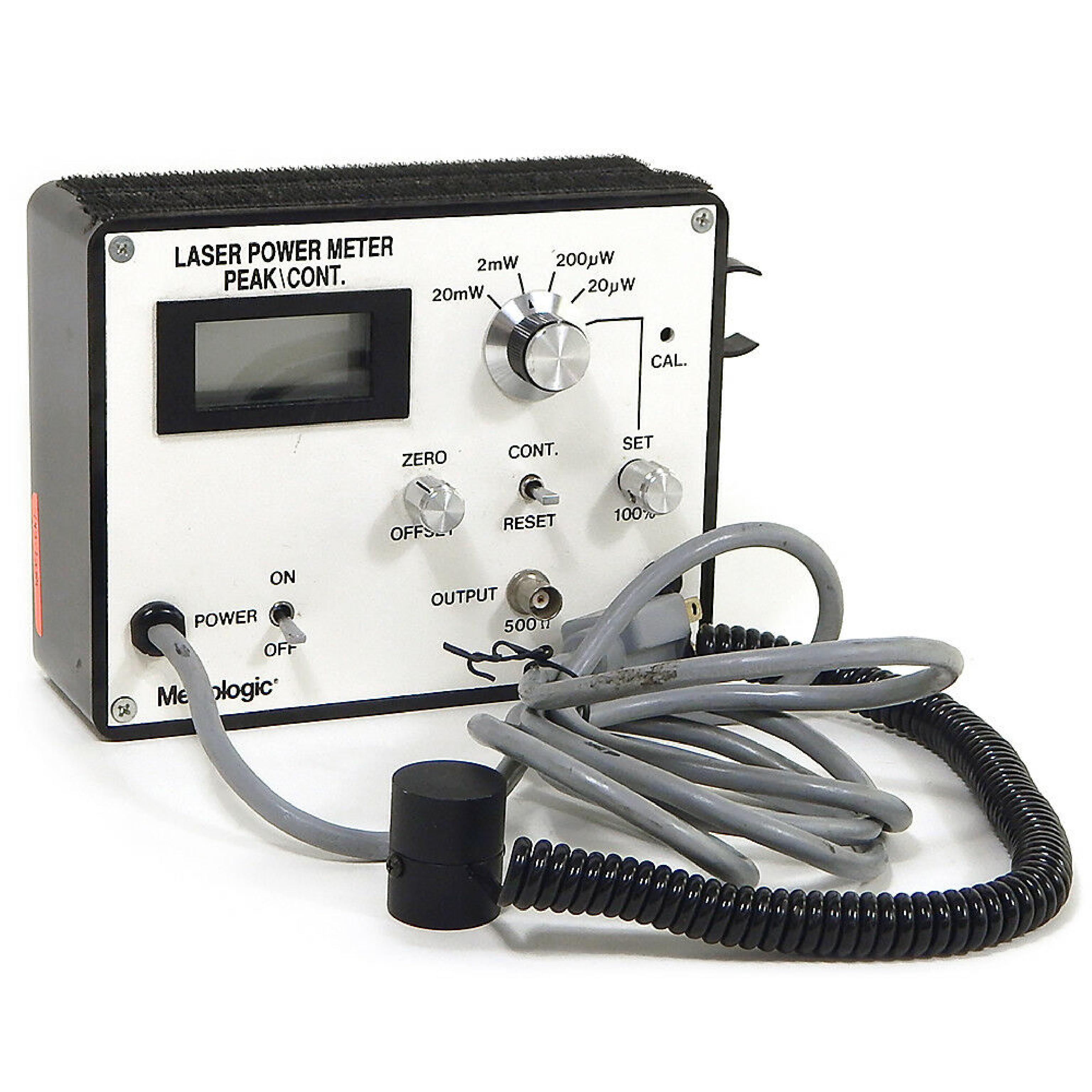 METROLOGIC LASER POWER METER LASER POWER METER PEAK/CONT