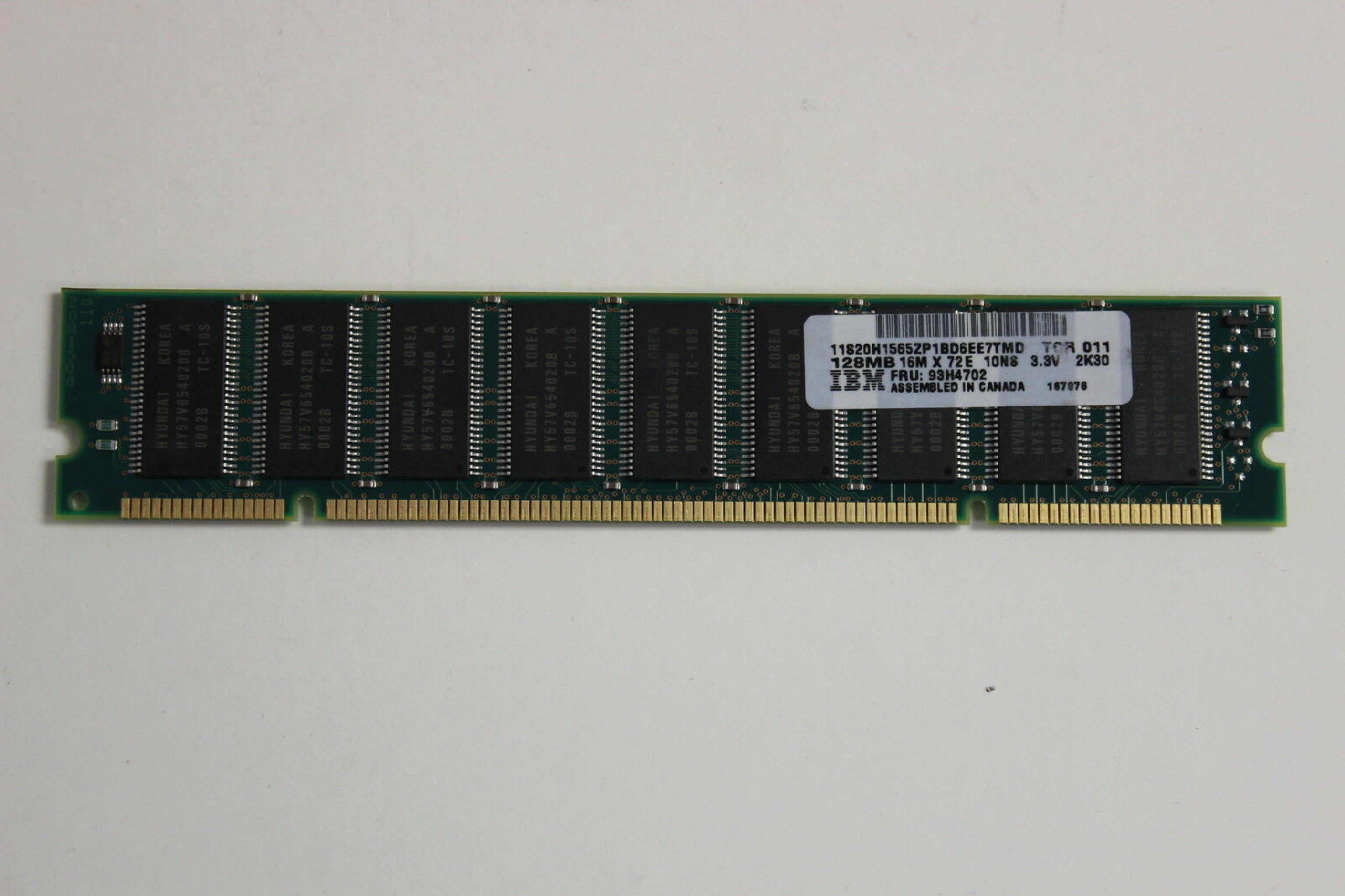 IBM 93H4702 128MB DIMM 200 PIN MEMORY 16M X 72