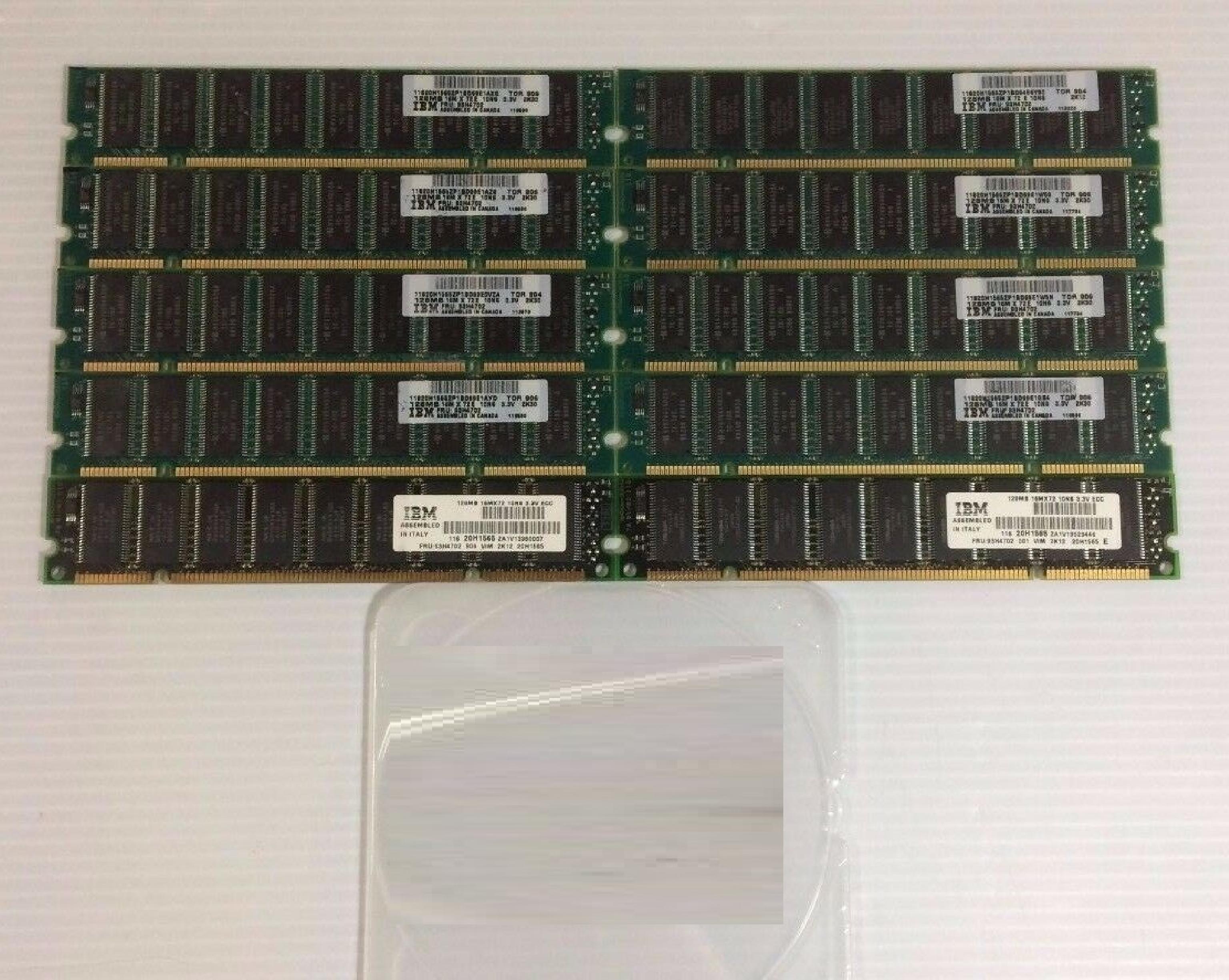 IBM 93H4702 128MB DIMM 200 PIN MEMORY 16M X 72