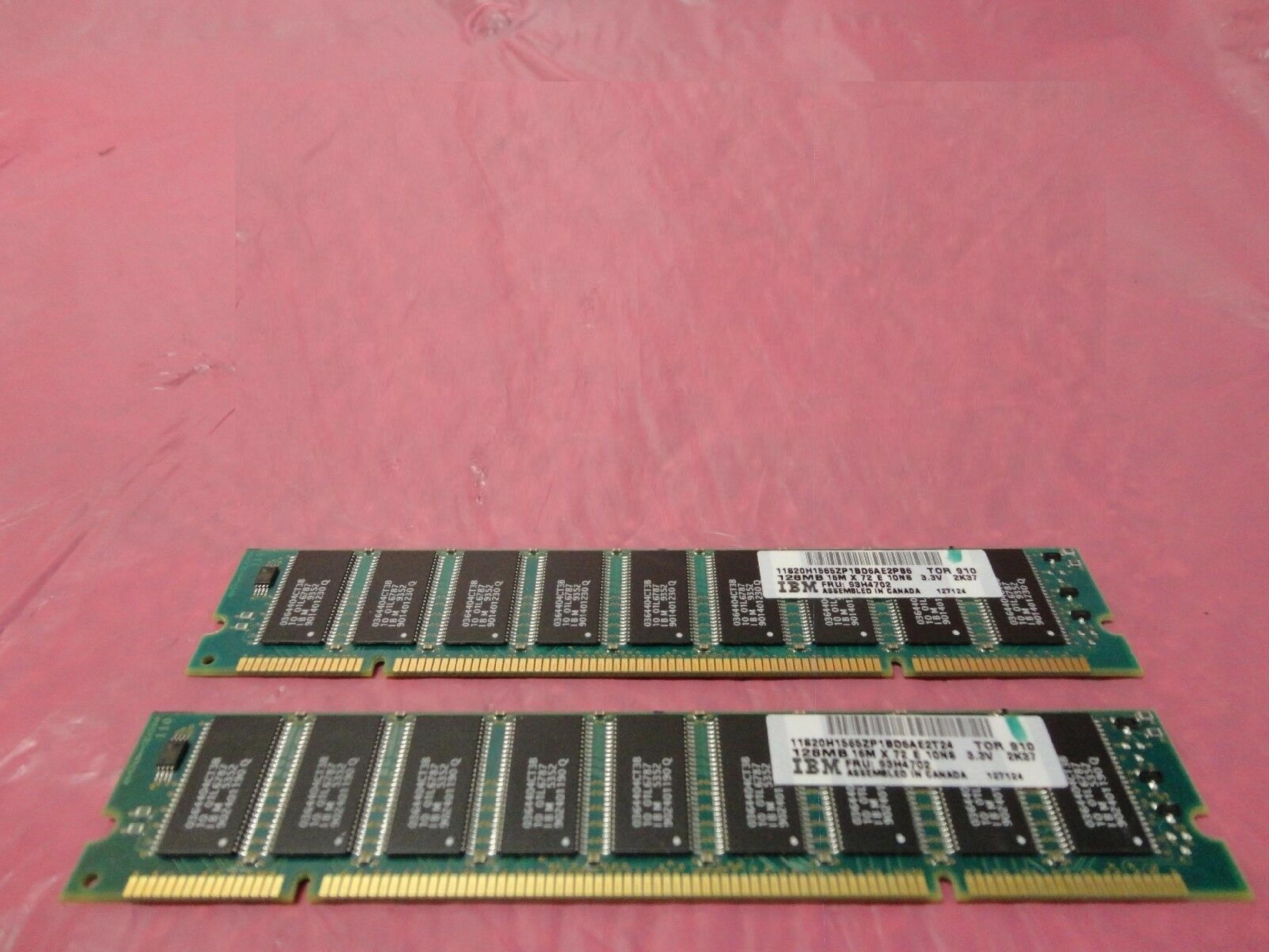 IBM 93H4702 128MB DIMM 200 PIN MEMORY 16M X 72