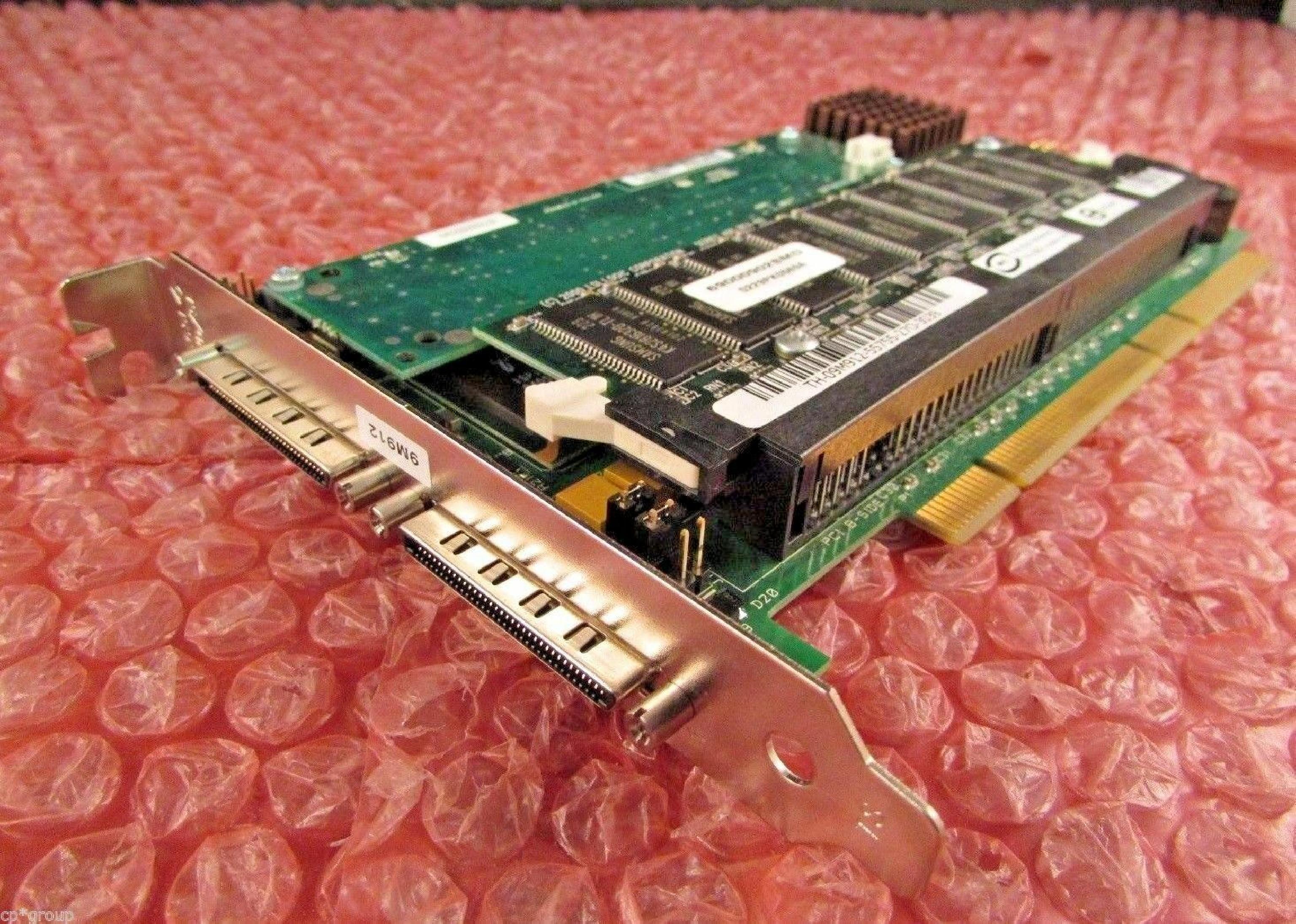 DELL 9M912 POWEREDGE ULTRA160 DUAL CHANNEL SCSI RAID CONTROLLER