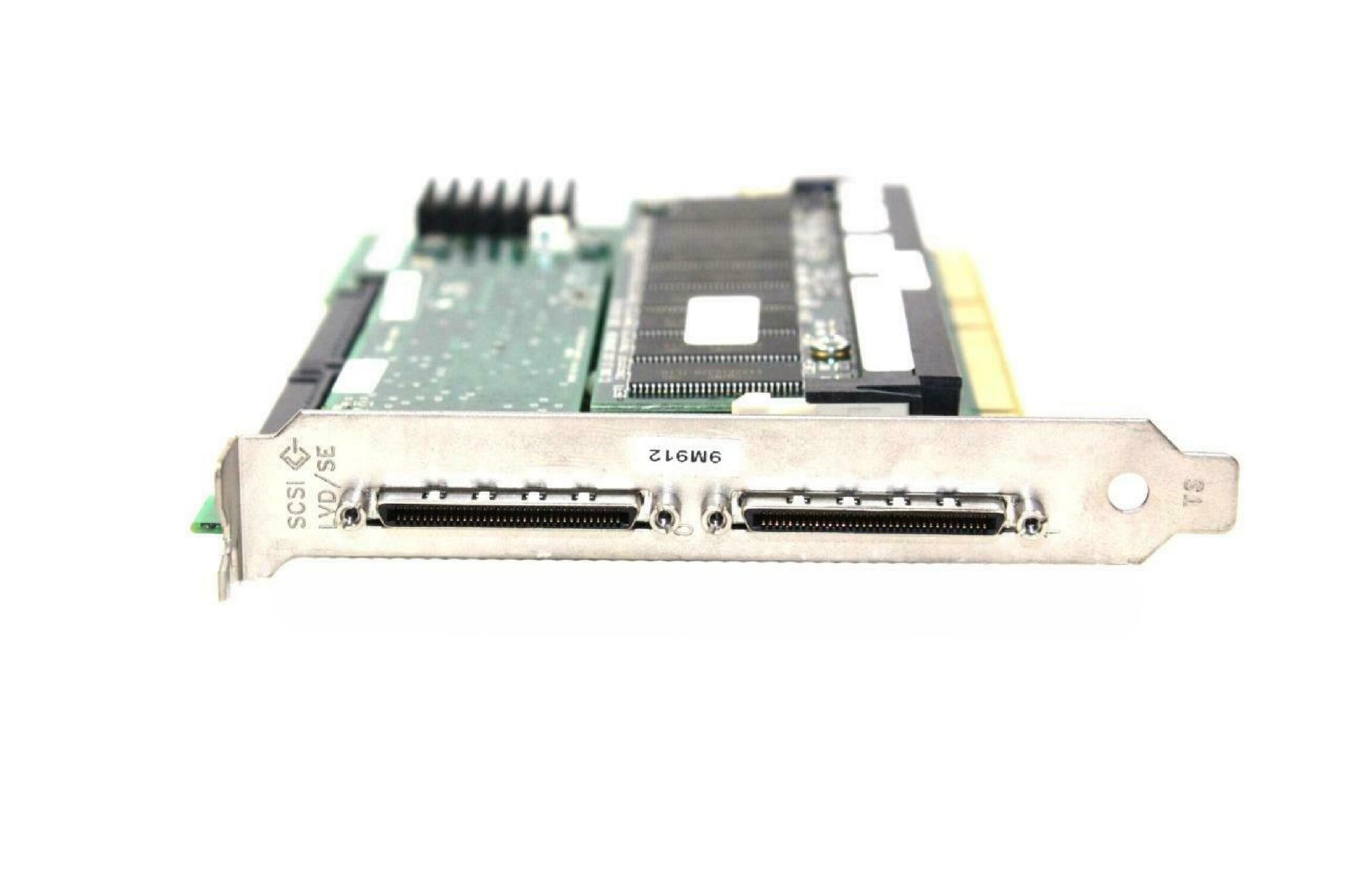 DELL 9M912 POWEREDGE ULTRA160 DUAL CHANNEL SCSI RAID CONTROLLER