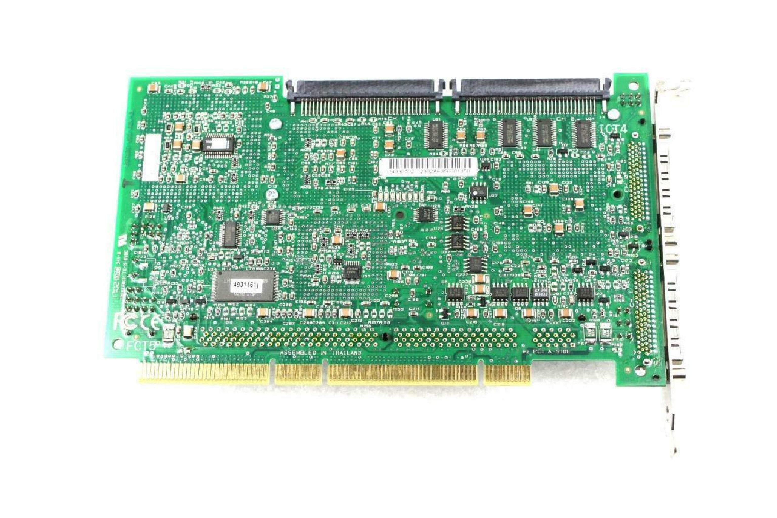 DELL 9M912 POWEREDGE ULTRA160 DUAL CHANNEL SCSI RAID CONTROLLER