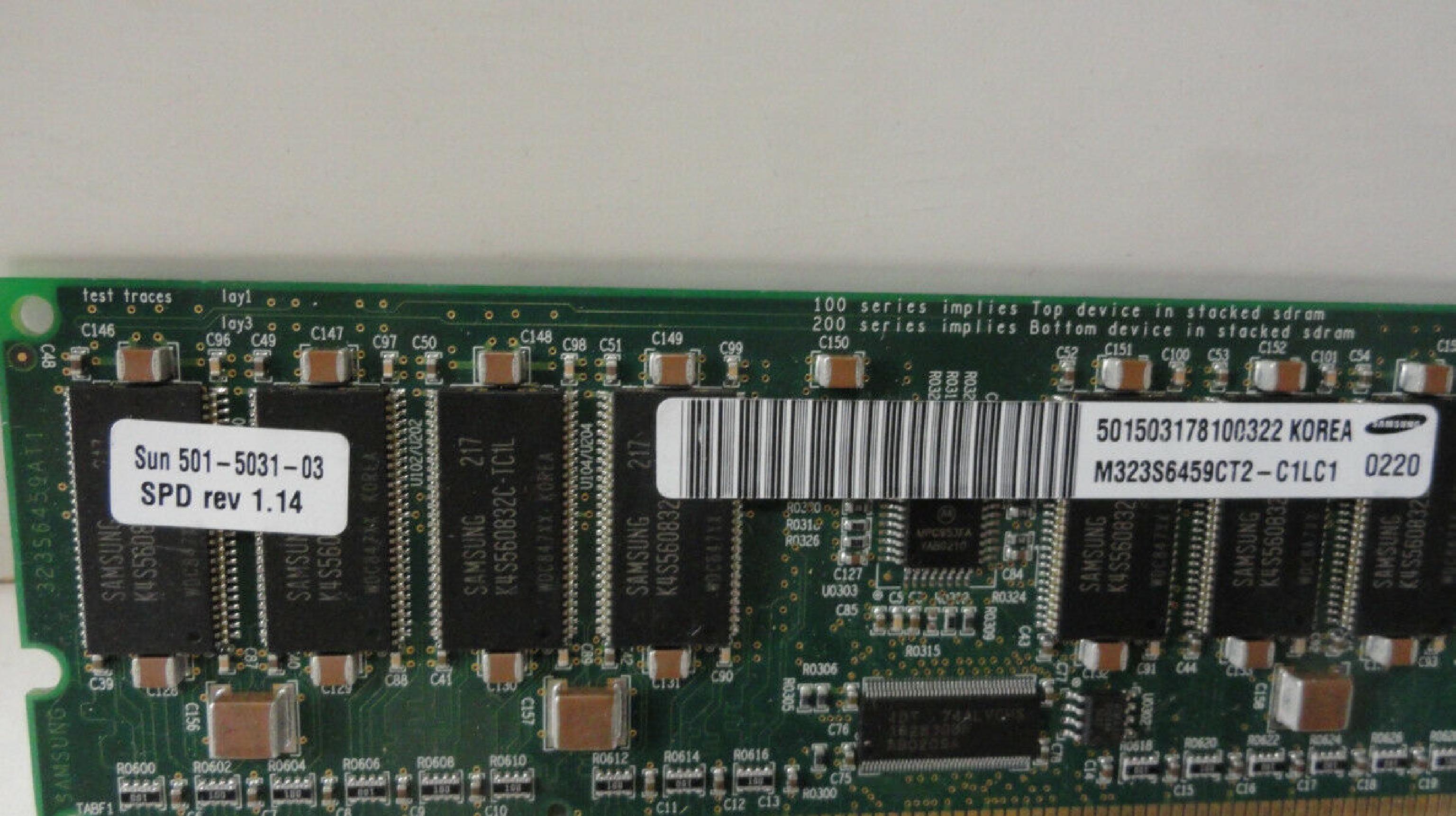SAMSUNG M323S6459CT2-C1LC1 MEMORY MODULE