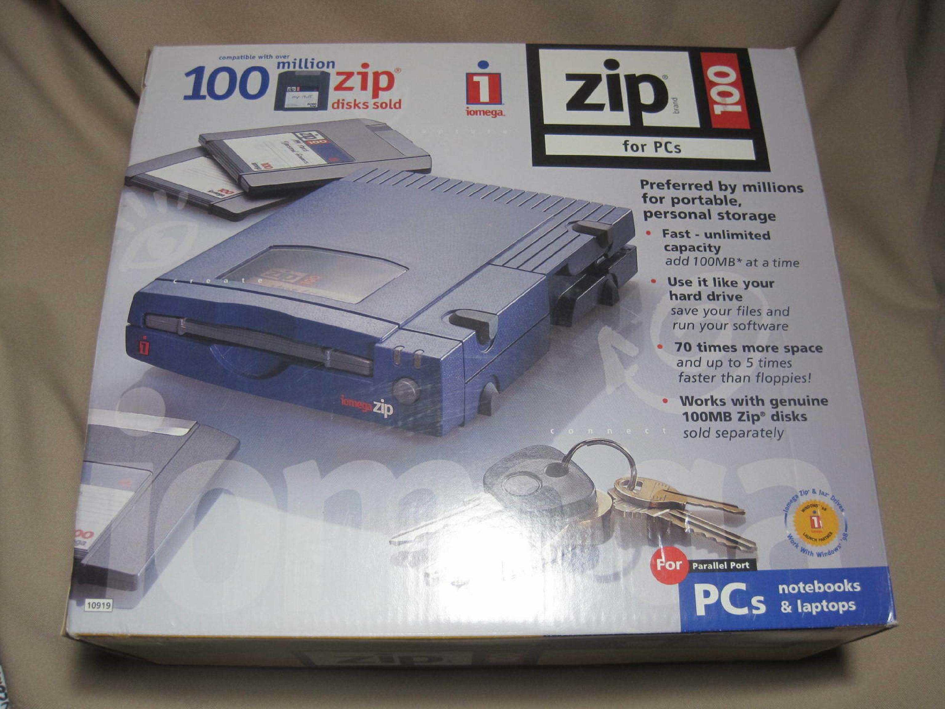 IOMEGA ZIP 100 ZIP 100 DRIVE