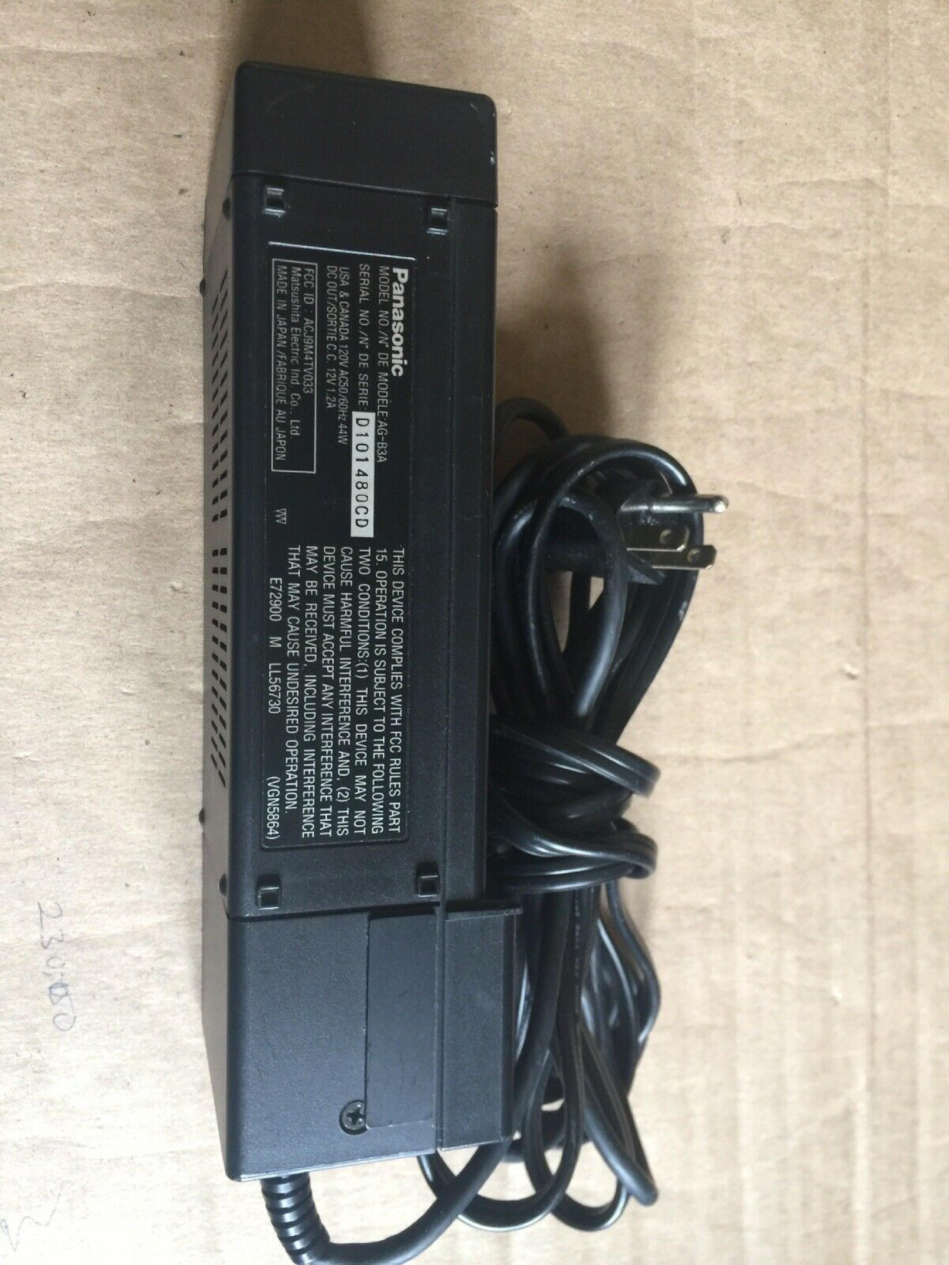 PANASONIC AG-B3 VIDEO AC ADAPTER