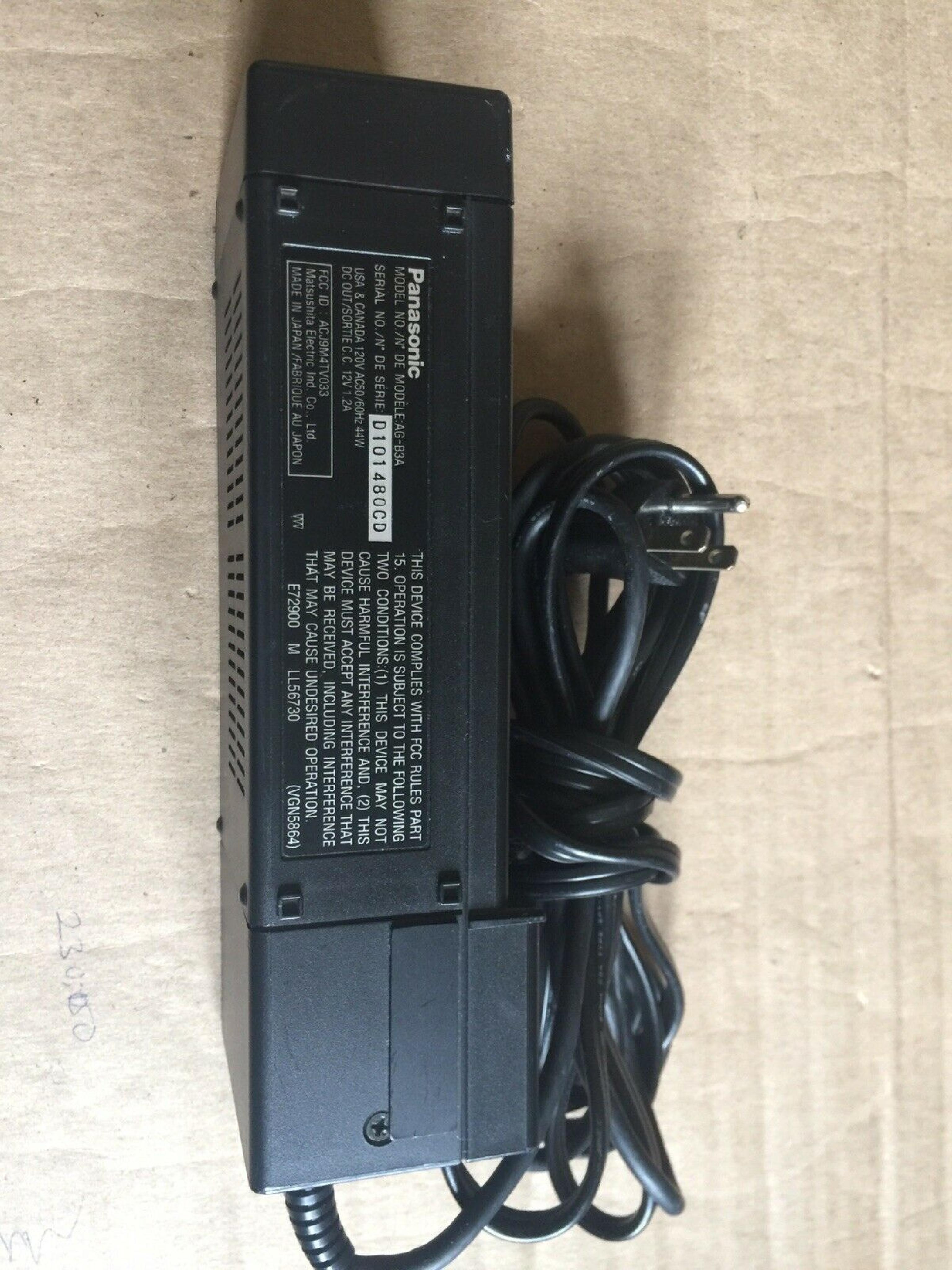 PANASONIC AG-B3 VIDEO AC ADAPTER