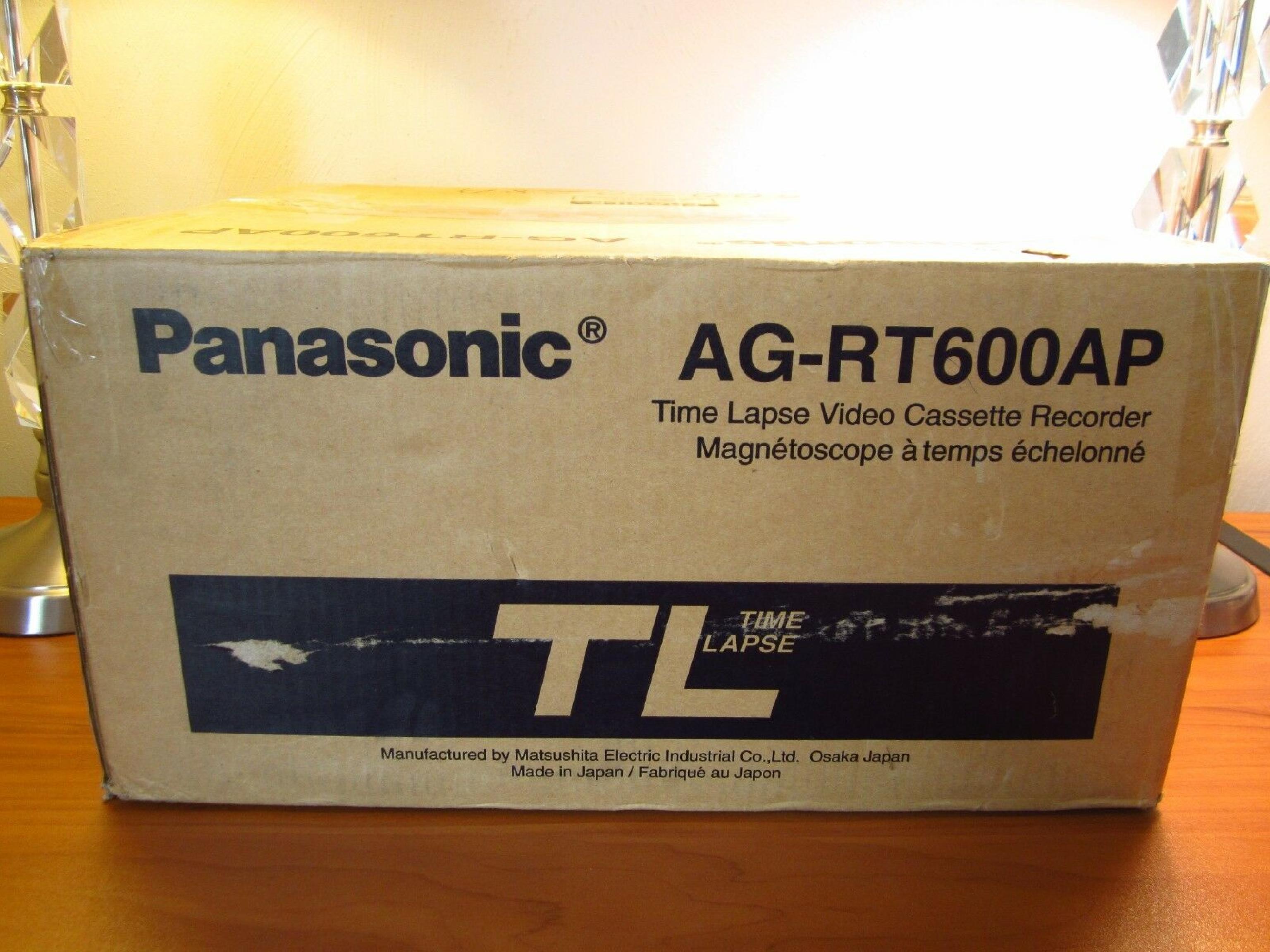 PANASONIC AG-RT600A TIME LAPSE VIDEO CASSETTE RECORDER