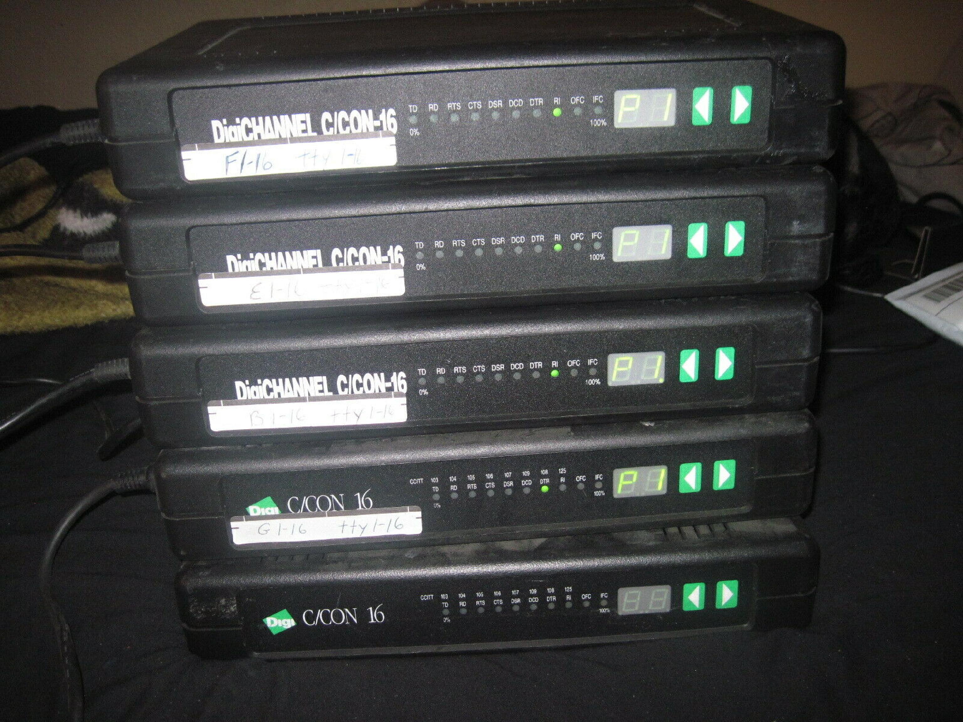 DIGI INTERNATIONAL 50000097 DIGIBOARD DIGICHANNEL C/CON-16 RJ45 - REV D C