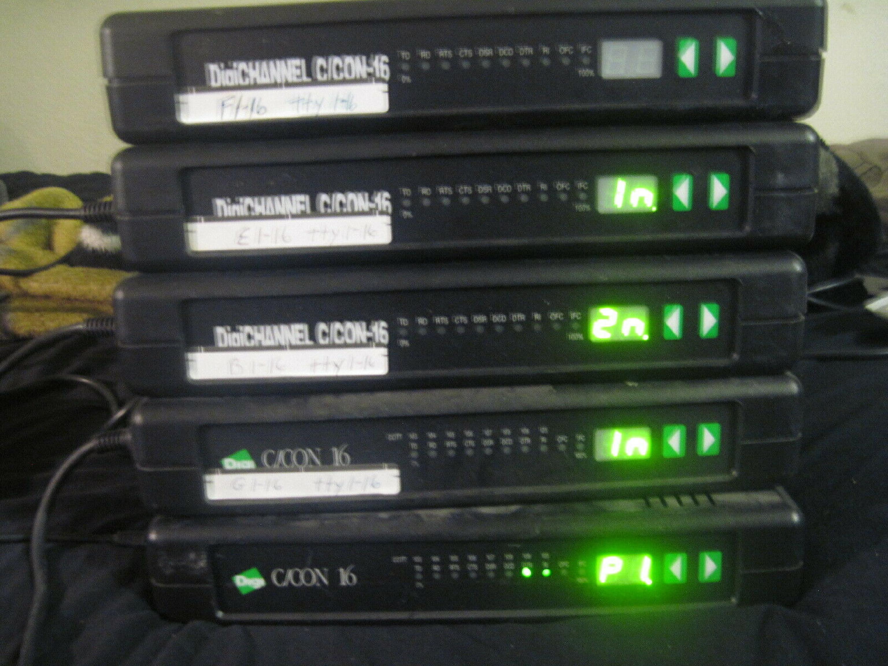 DIGI INTERNATIONAL 50000097 DIGIBOARD DIGICHANNEL C/CON-16 RJ45 - REV D C