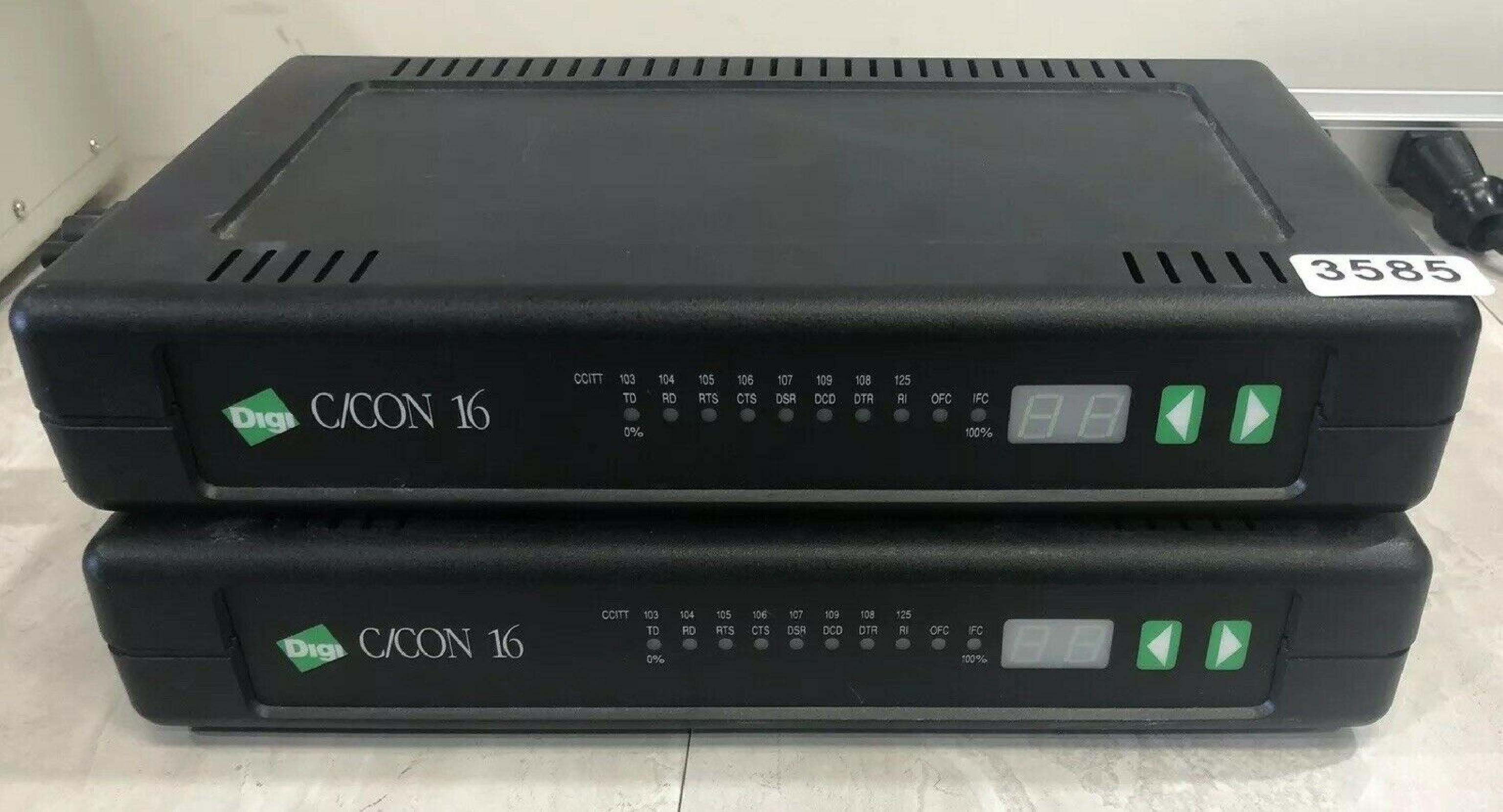 DIGI INTERNATIONAL C/CON2-16 C/CON 16 PORT RJ45 SERIAL EXTERNAL BOX