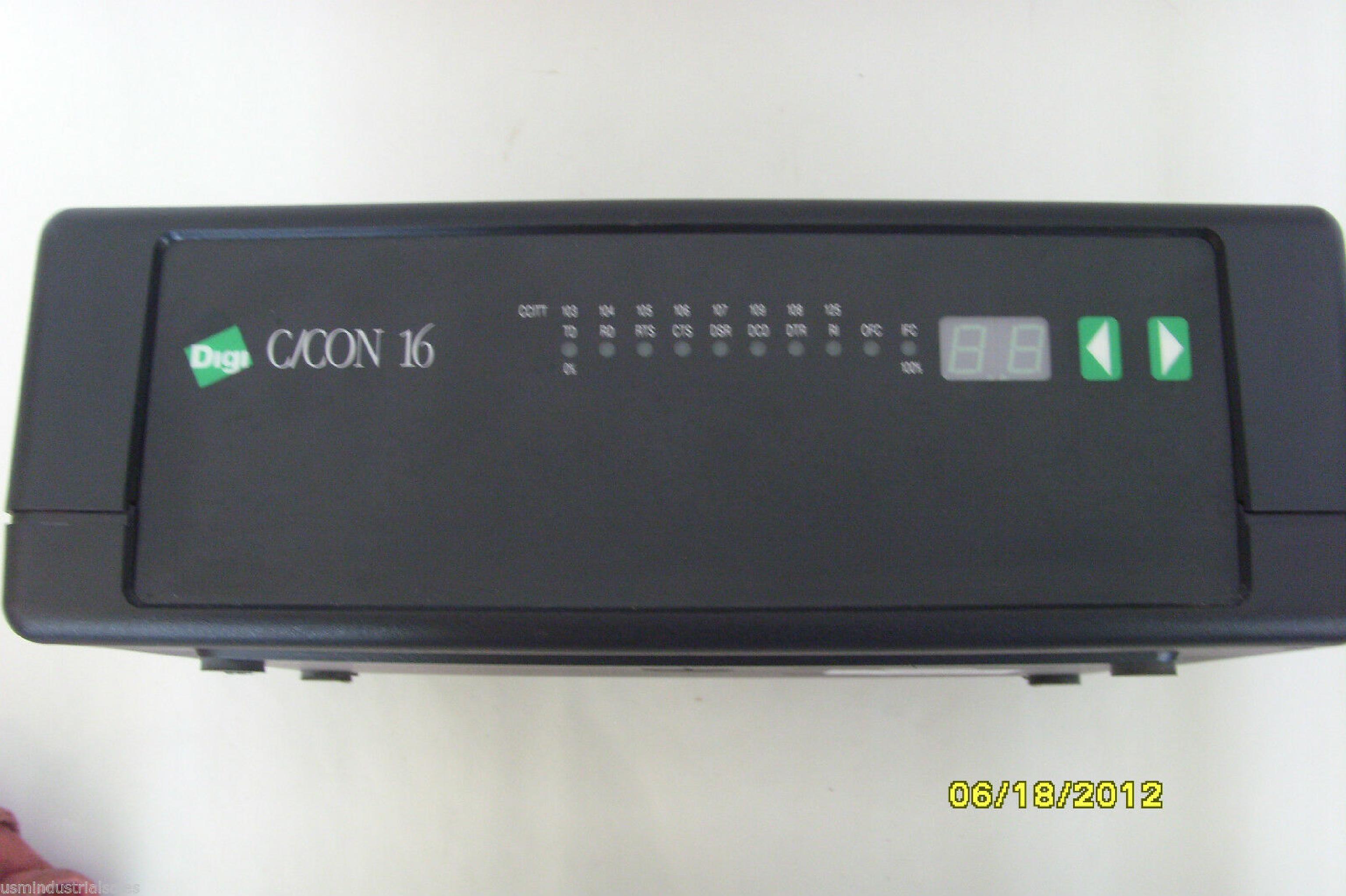 DIGI INTERNATIONAL C/CON2-16 C/CON 16 PORT RJ45 SERIAL EXTERNAL BOX
