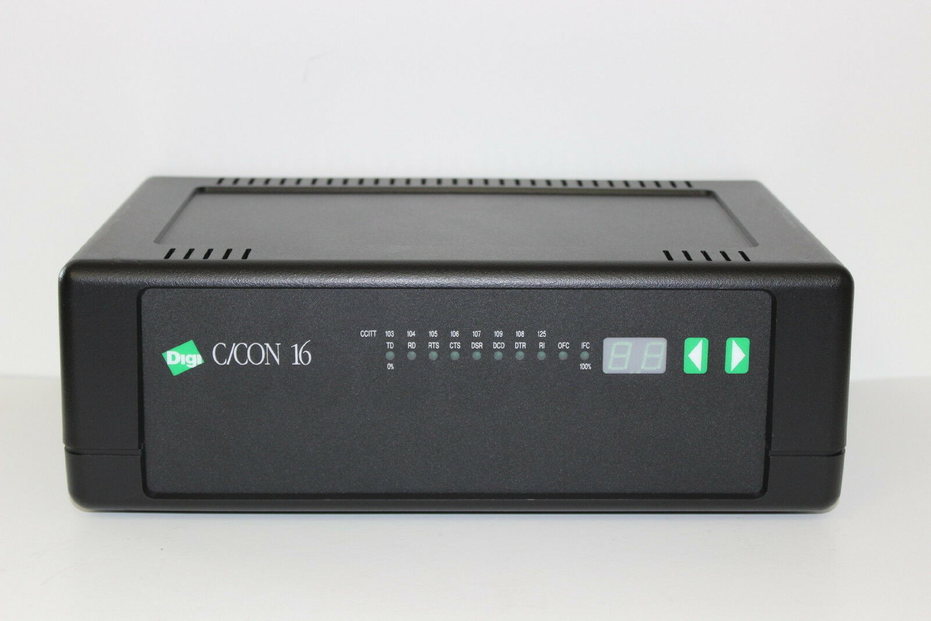 DIGI INTERNATIONAL C/CON2-16 C/CON 16 PORT RJ45 SERIAL EXTERNAL BOX