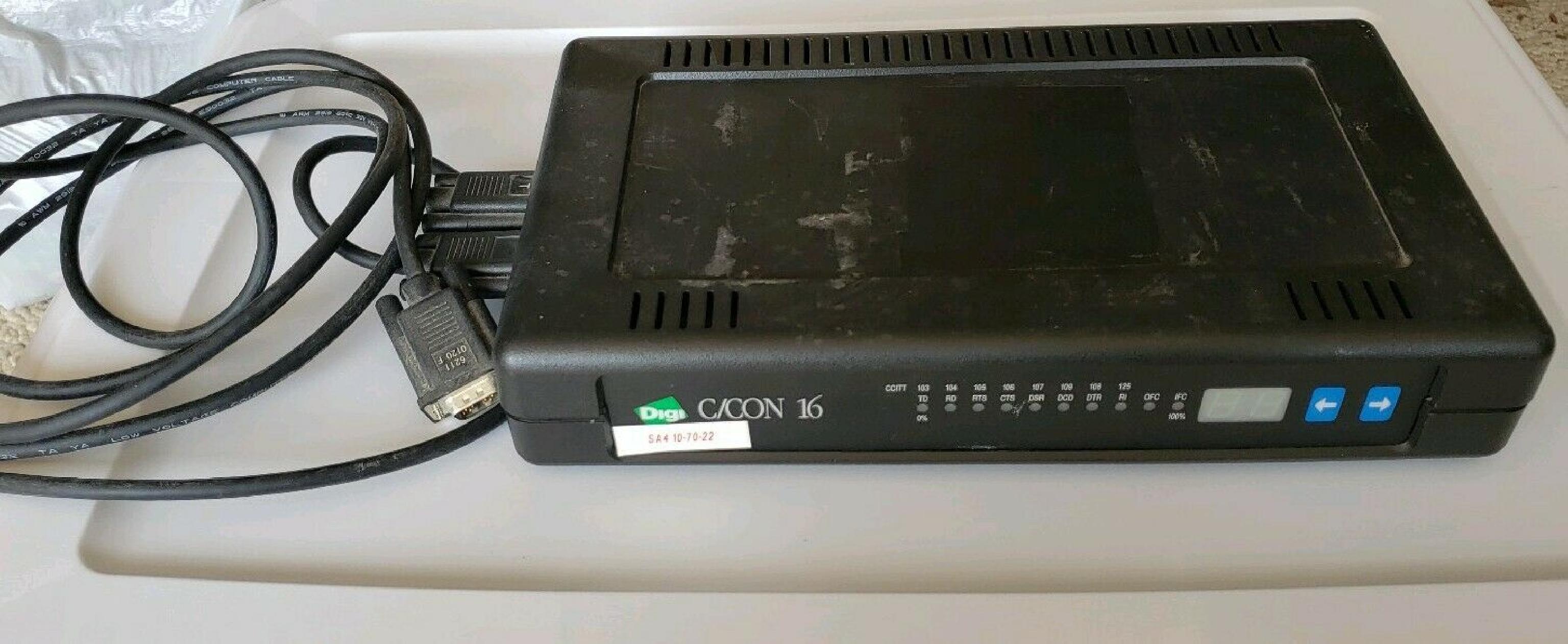 DIGI INTERNATIONAL C/CON2-16 C/CON 16 PORT RJ45 SERIAL EXTERNAL BOX