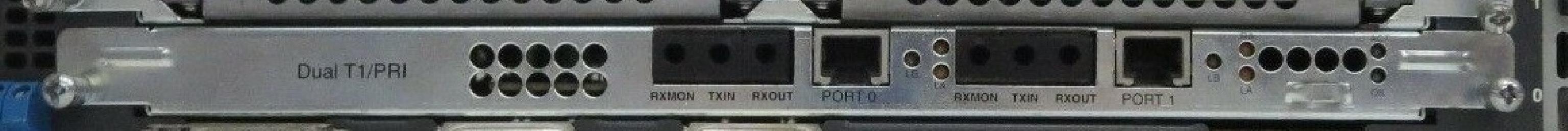 CISCO SYSTEMS AS5201 DUAL T1 PRI CARD