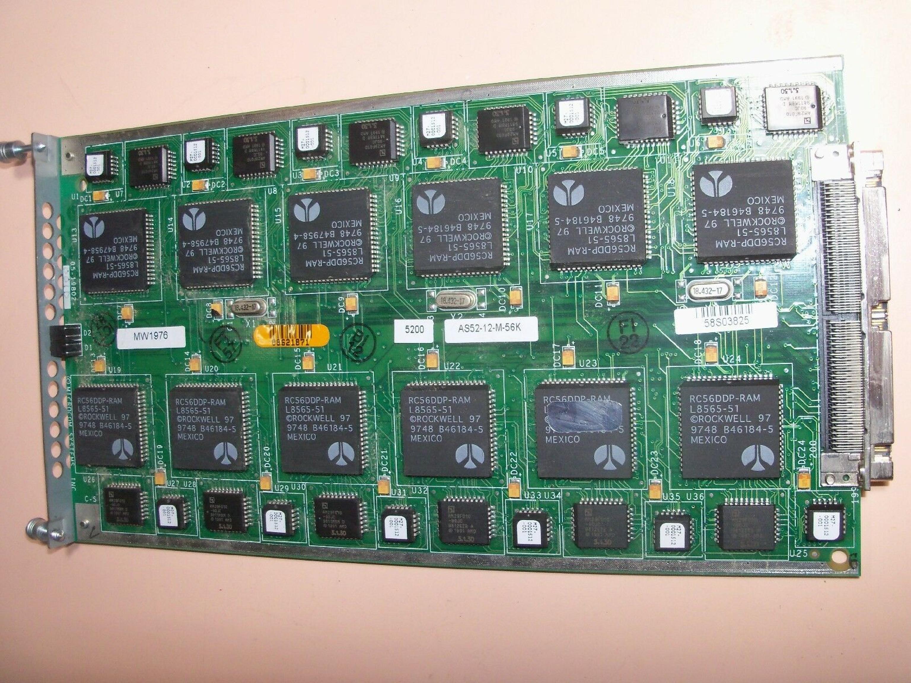 CISCO SYSTEMS AS52-12-M-56K 12 PORT MODEM MODULE 56K