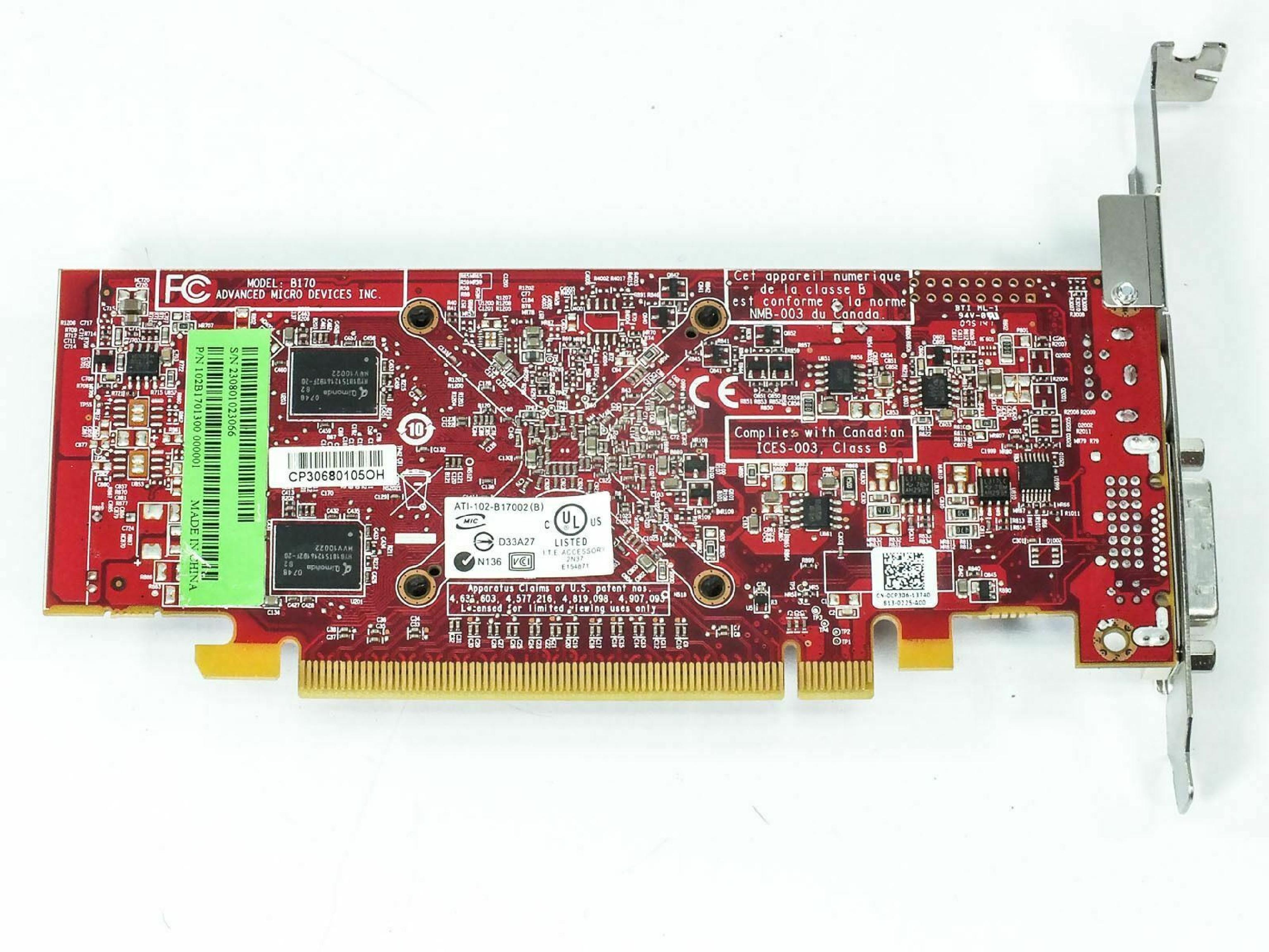 ATI ATI-102-B17002 PCI EXPRESS VIDEO CARD DVI SVIDEO