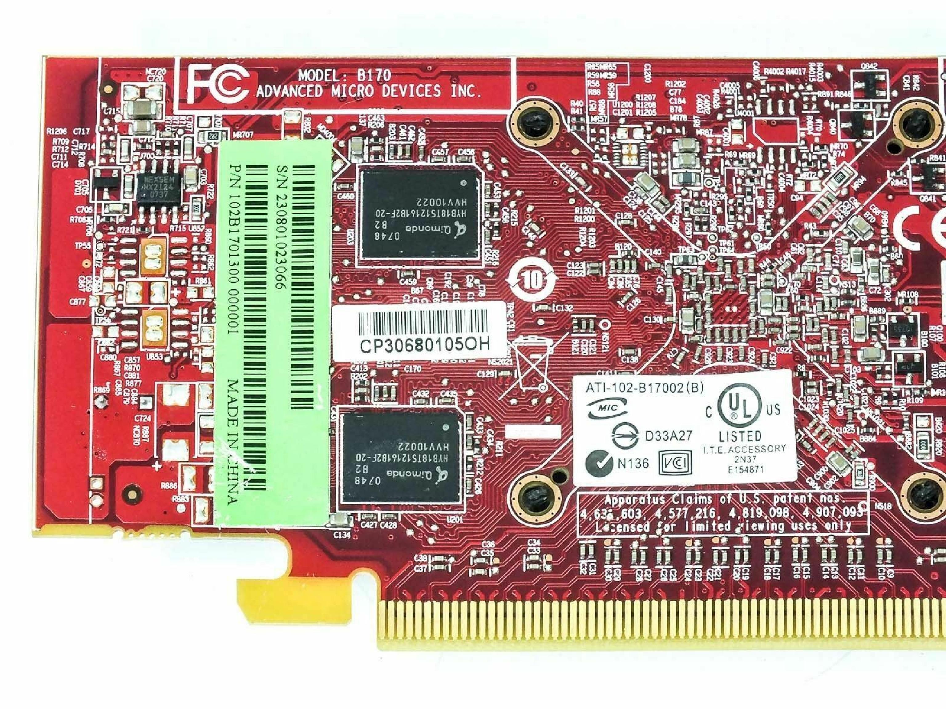 ATI ATI-102-B17002 PCI EXPRESS VIDEO CARD DVI SVIDEO