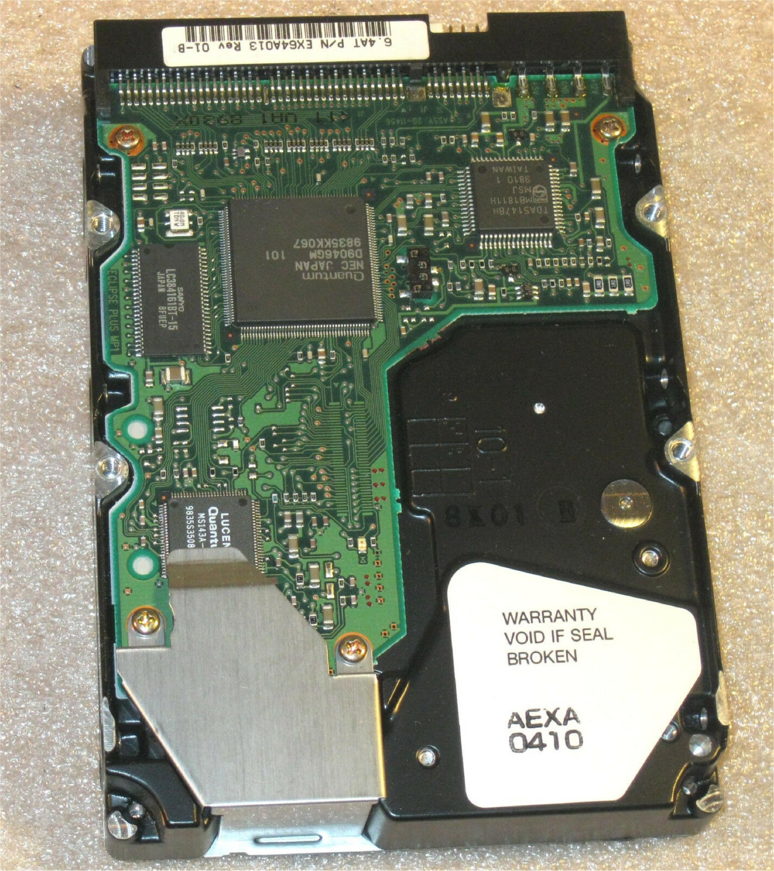 QUANTUM EX64A013 6.4GB FIREBALL EX IDE DRIVE