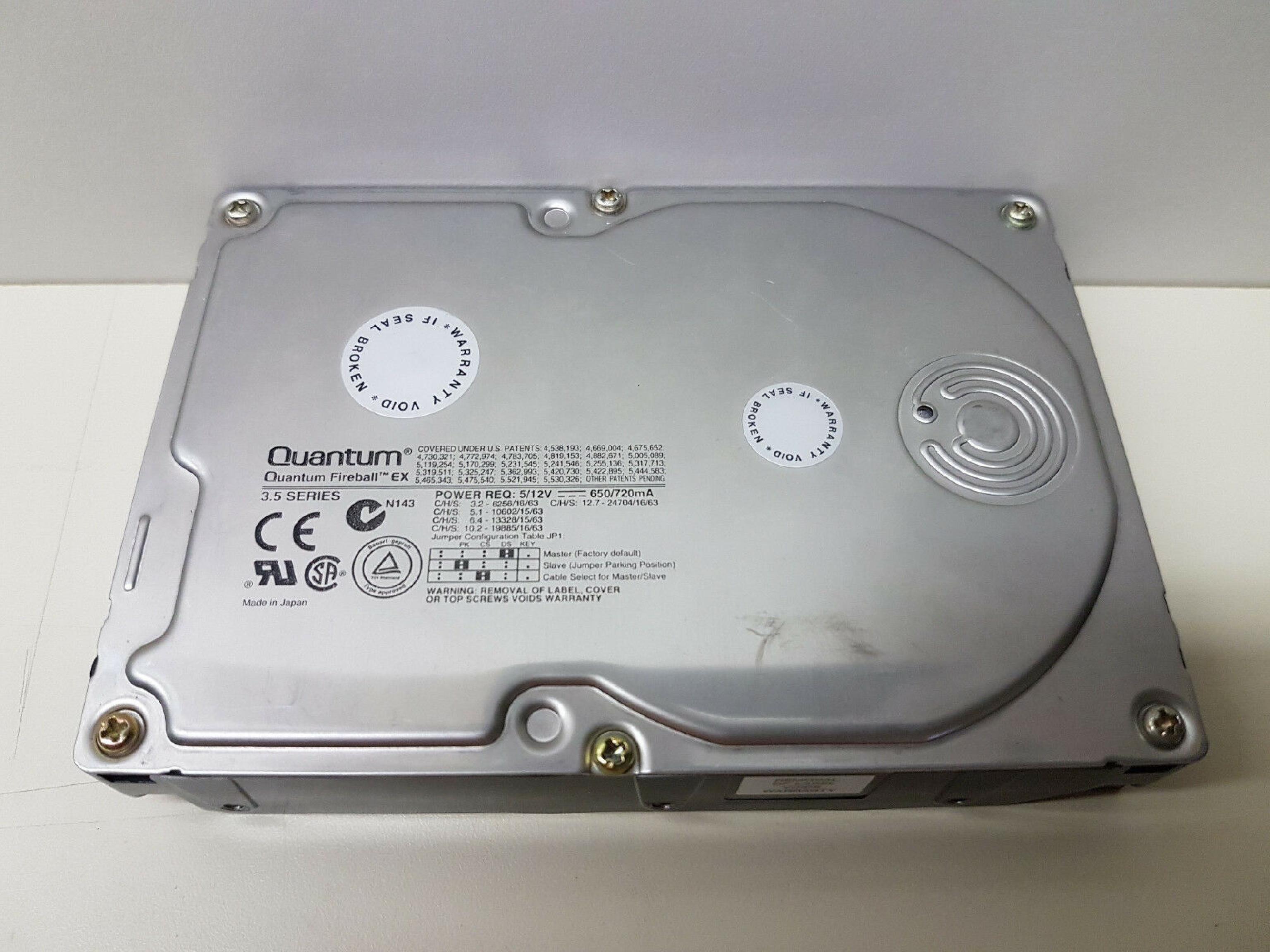 QUANTUM EX64A013 6.4GB FIREBALL EX IDE DRIVE